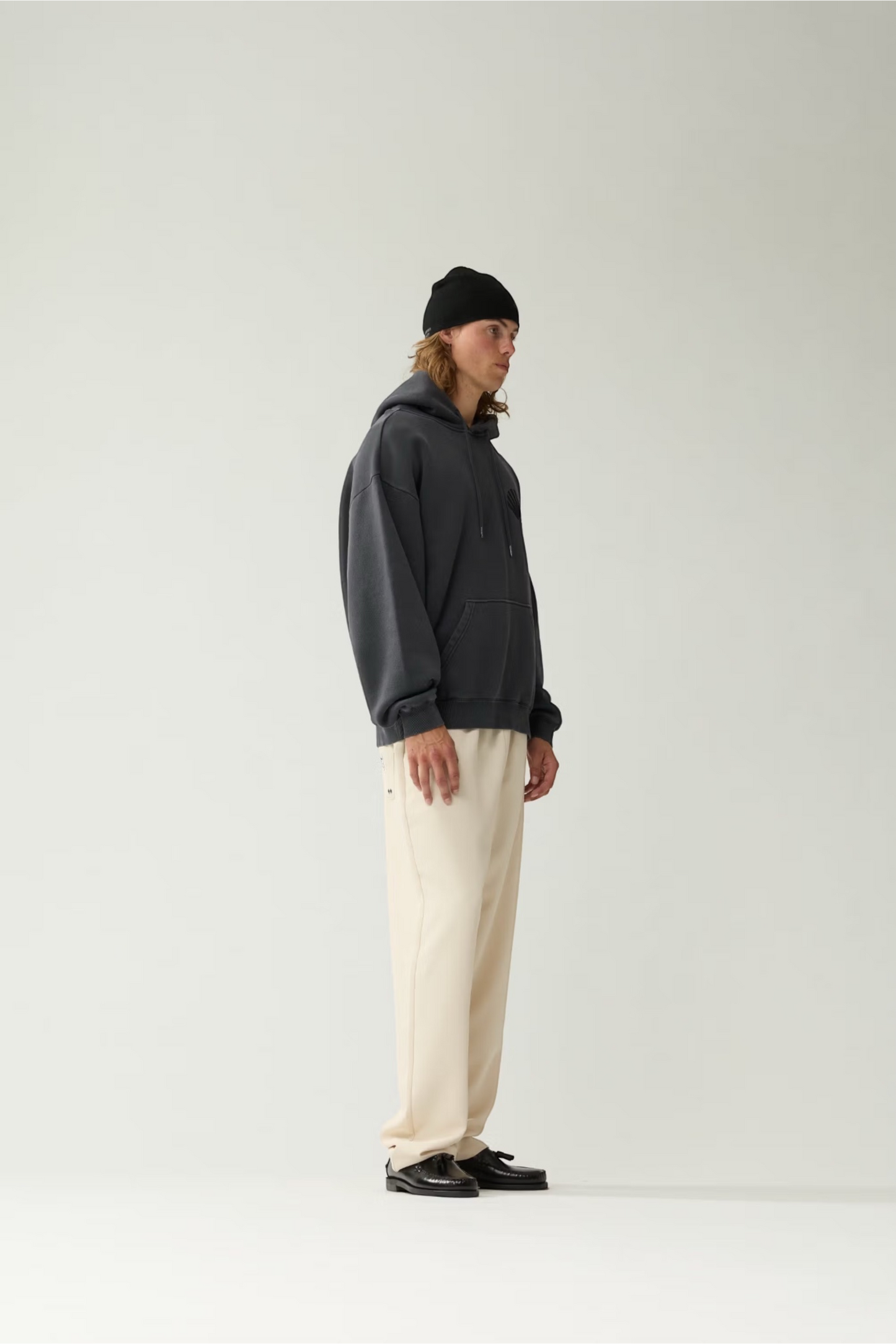 NEW AMSTERDAM SURF ASSOCIATION Chop Hoodie Caviar | Hoodie Coton Premium | Edgar Bdx