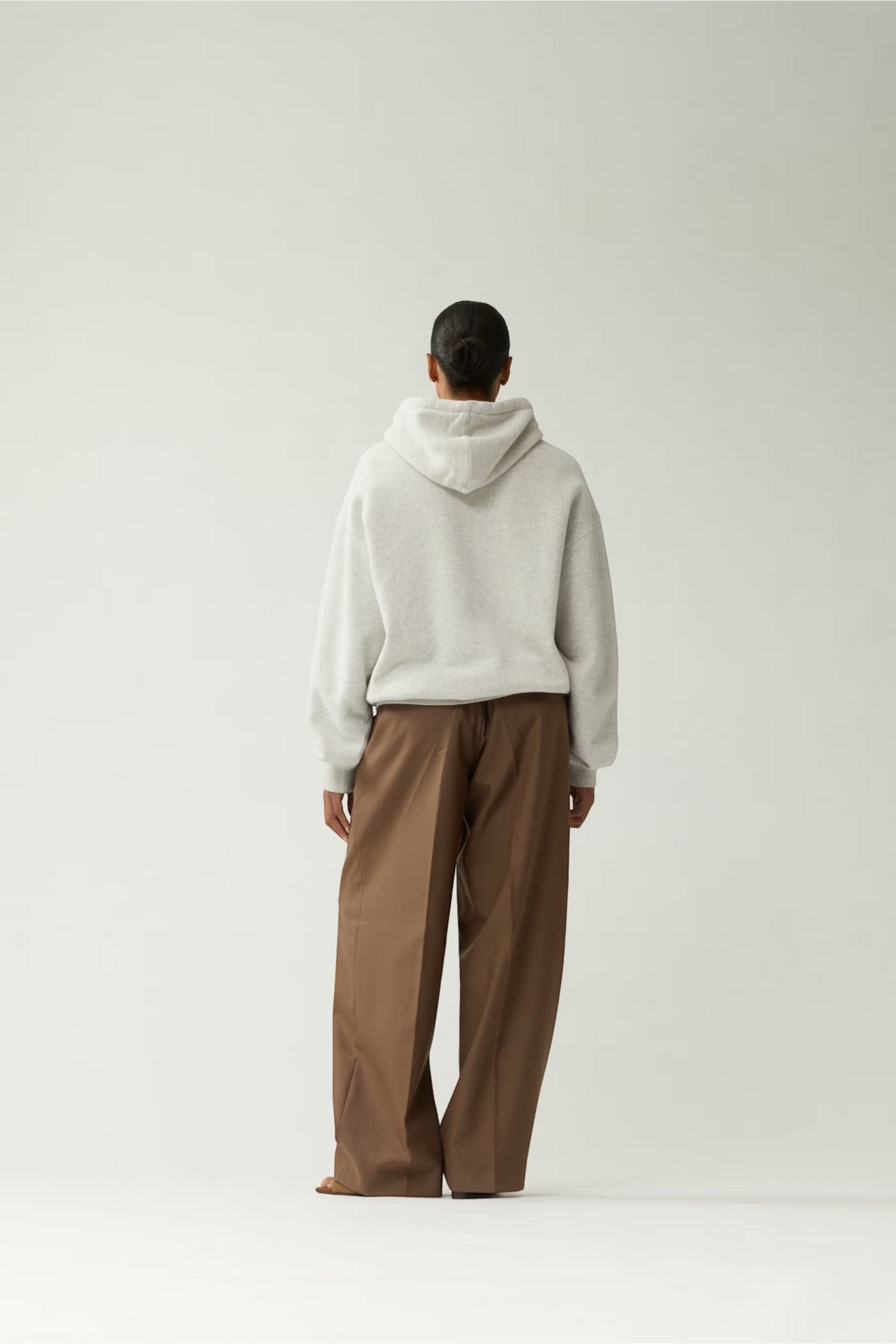 NEW AMSTERDAM SURF ASSOCIATION Chop Zip Hoodie Grey Melange | Hoodie Coton Premium | Edgar Bdx