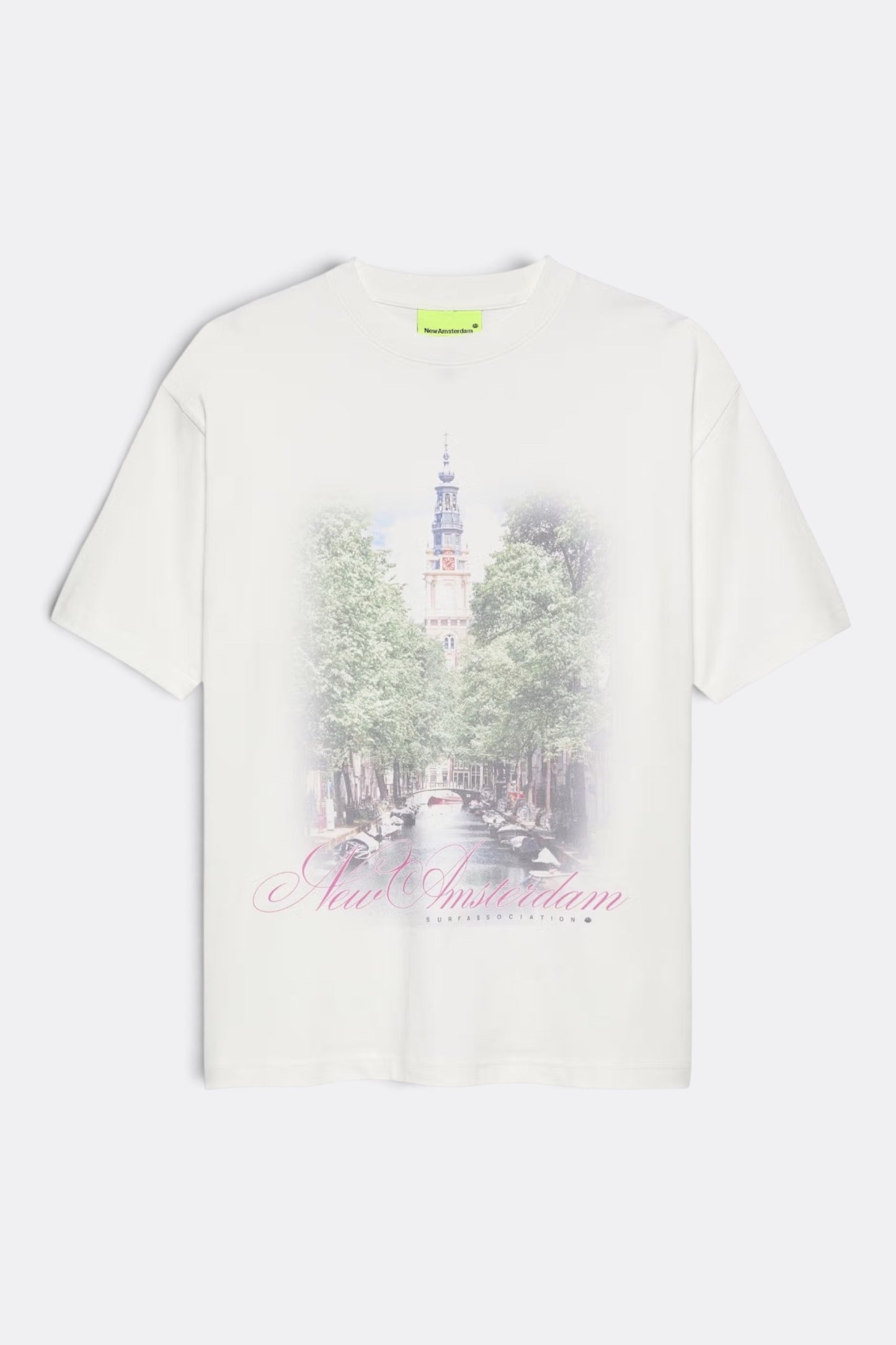 NEW AMSTERDAM SURF ASSOCIATION City of Water Tee Washed White | T-Shirt Coton Premium | Edgar Bdx