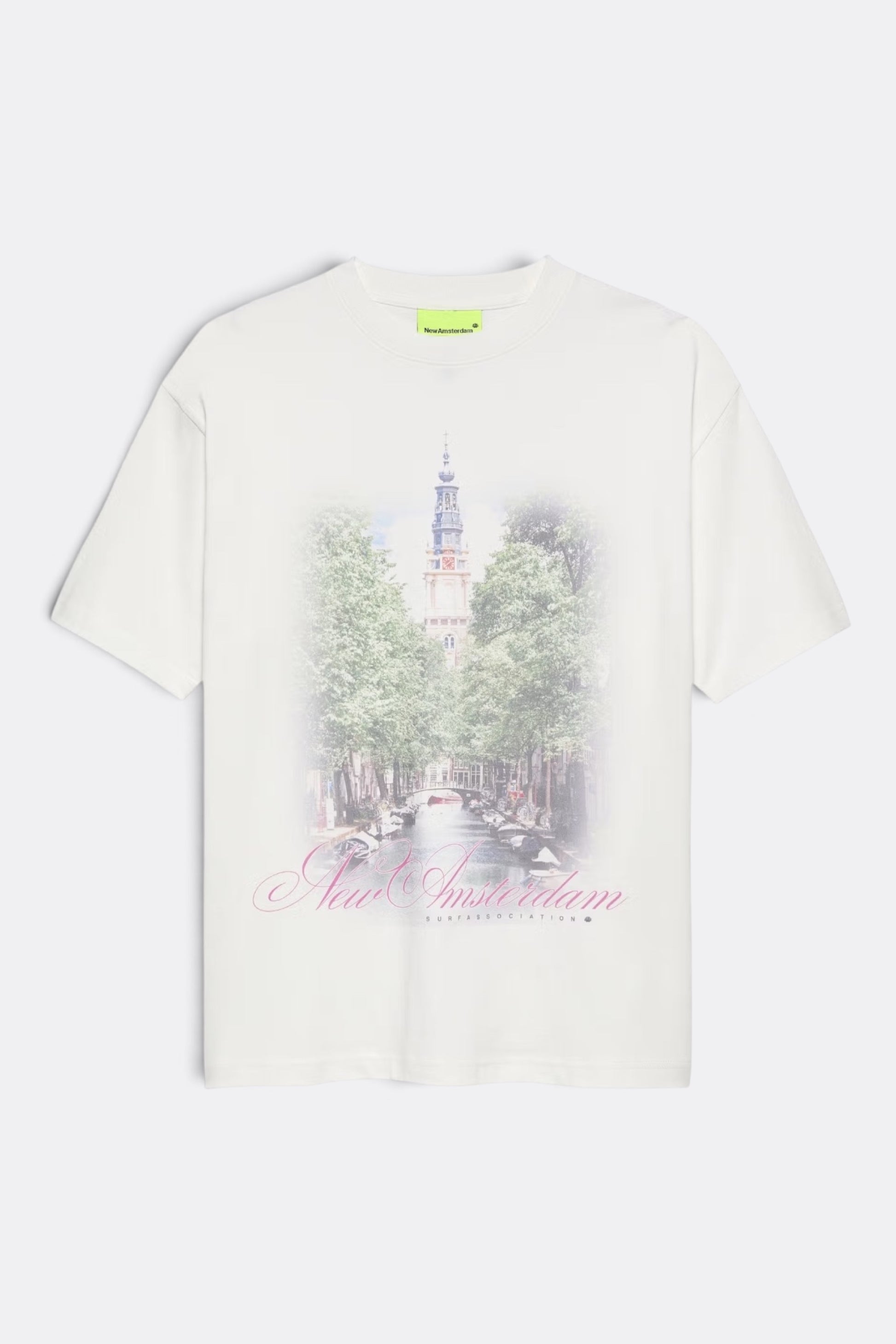 NEW AMSTERDAM SURF ASSOCIATION City of Water Tee Washed White | T-Shirt Coton Premium | Edgar Bdx