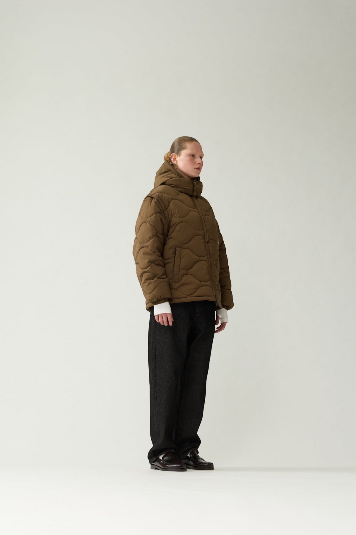 NEW AMSTERDAM SURF ASSOCIATION Detachable Jacket Brown | Edgar Bdx