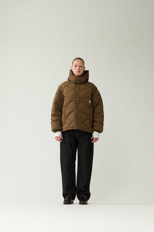 NEW AMSTERDAM SURF ASSOCIATION Detachable Jacket Brown | Edgar Bdx