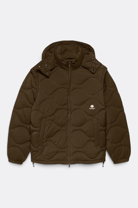 NEW AMSTERDAM SURF ASSOCIATION Detachable Jacket Brown | Edgar Bdx