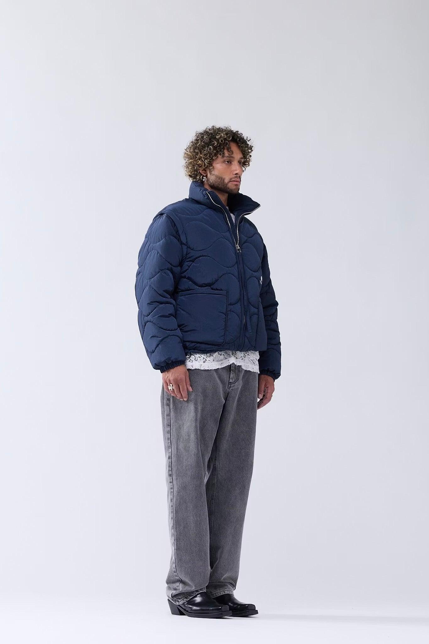 New Amsterdam Surf Association - Detachable Jacket (Marine Blue)