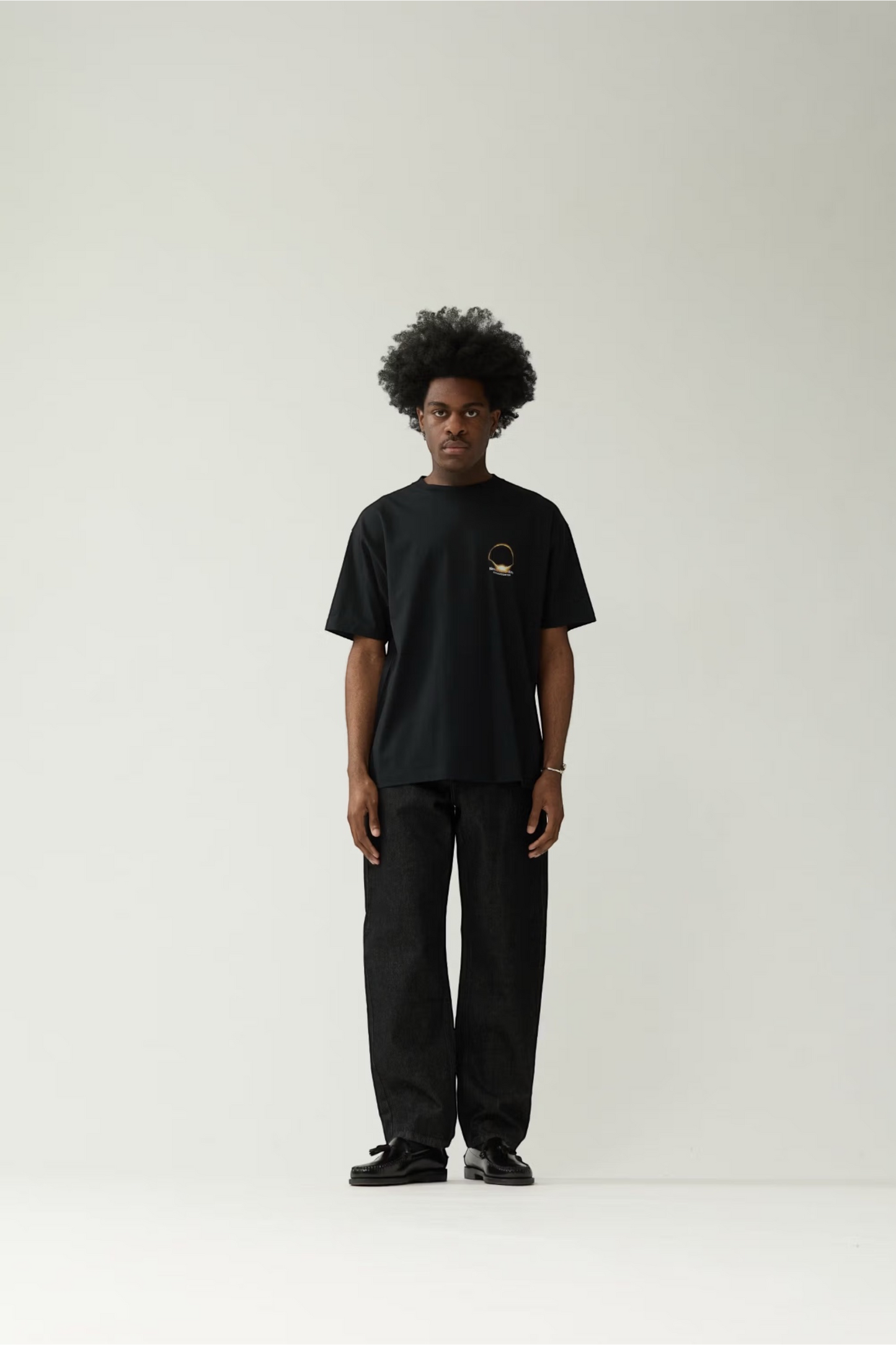 NEW AMSTERDAM SURF ASSOCIATION Eclipse Tee Black | T-Shirt Coton Premium | Edgar Bdx