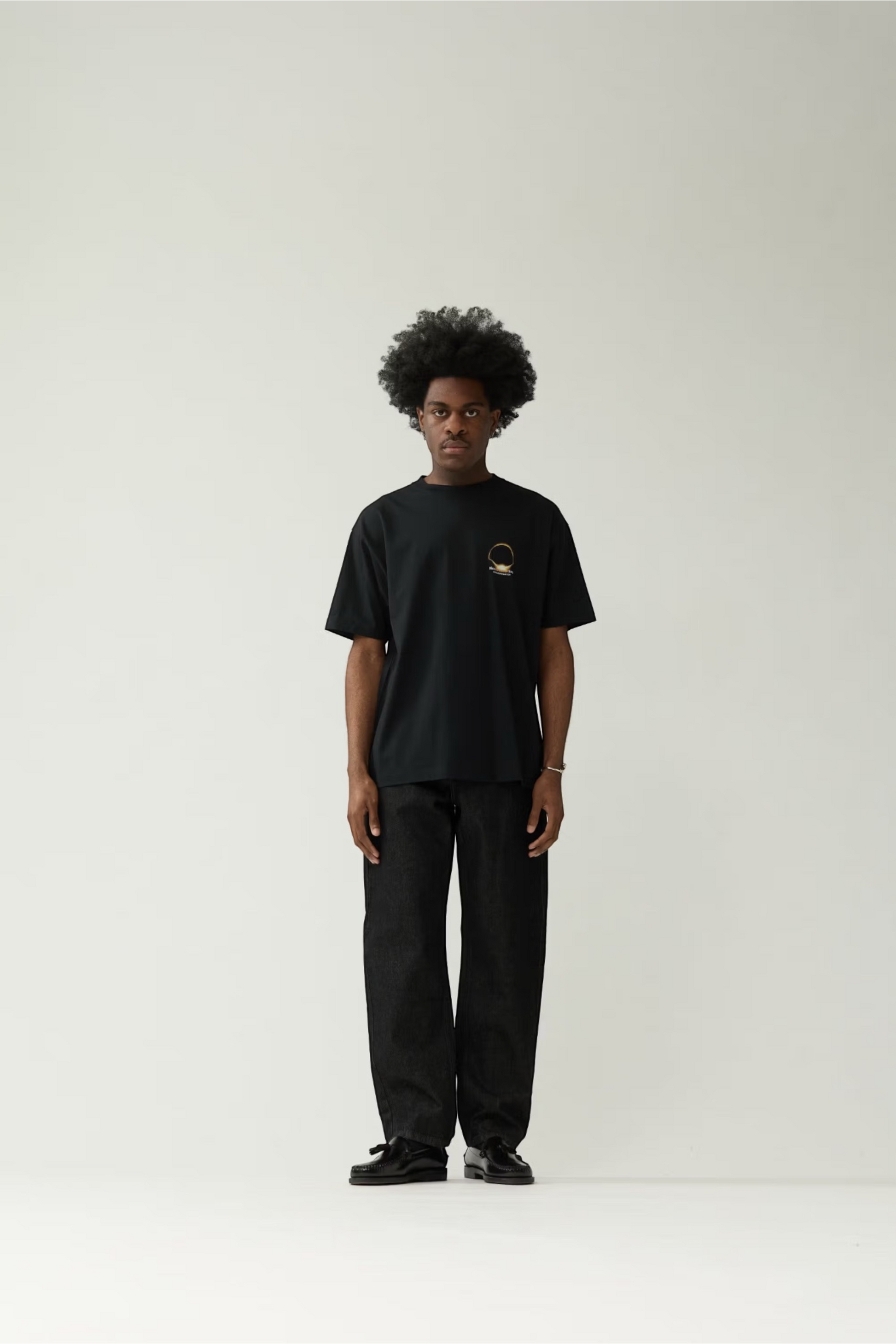 NEW AMSTERDAM SURF ASSOCIATION Eclipse Tee Black | T-Shirt Coton Premium | Edgar Bdx