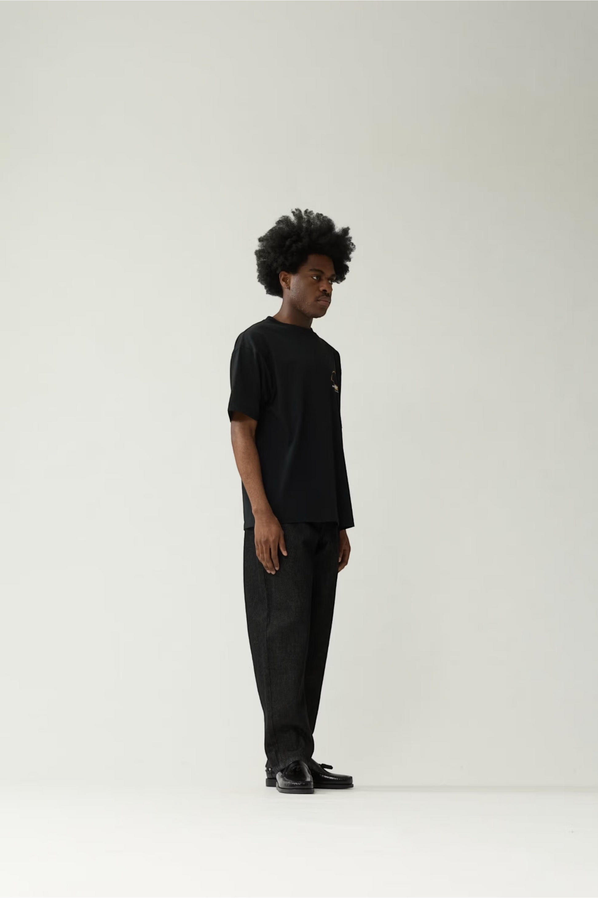 NEW AMSTERDAM SURF ASSOCIATION Eclipse Tee Black | T-Shirt Coton Premium | Edgar Bdx