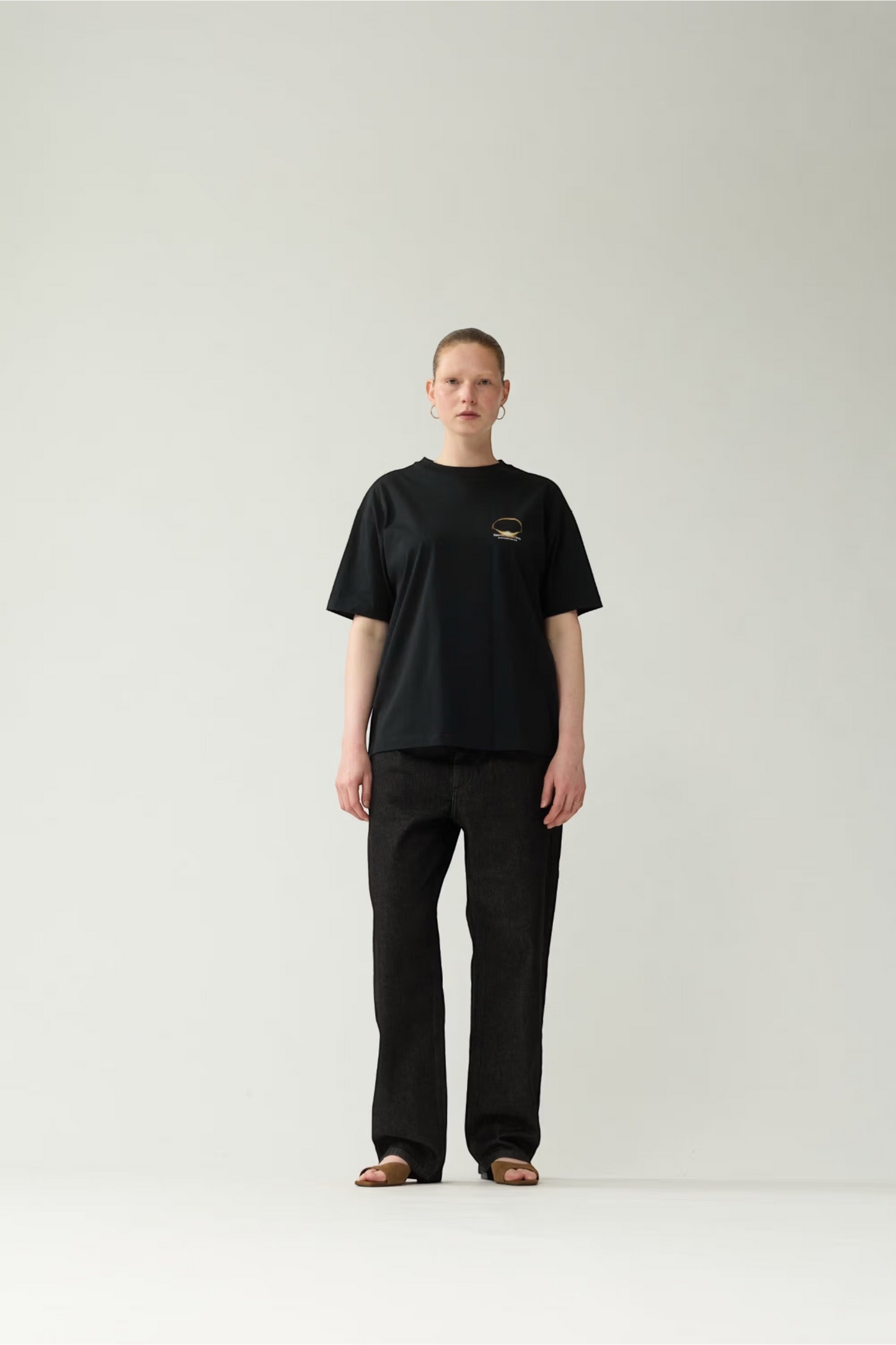 NEW AMSTERDAM SURF ASSOCIATION Eclipse Tee Black | T-Shirt Coton Premium | Edgar Bdx