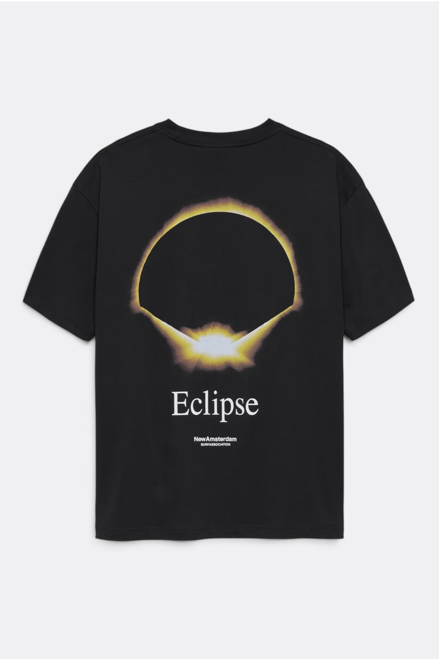 NEW AMSTERDAM SURF ASSOCIATION Eclipse Tee Black | T-Shirt Coton Premium | Edgar Bdx