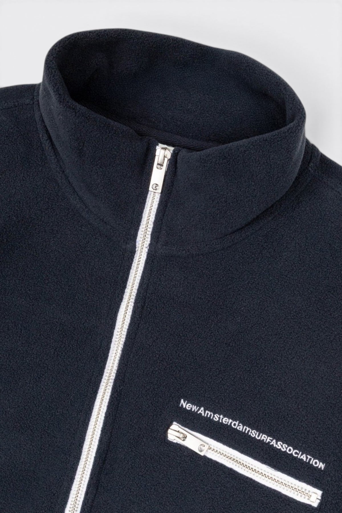 NEW AMSTERDAM SURF ASSOCIATION Fleece Half Zip Night | Pull Polaire Demi-Zip Surf Urbain | Edgar Bdx