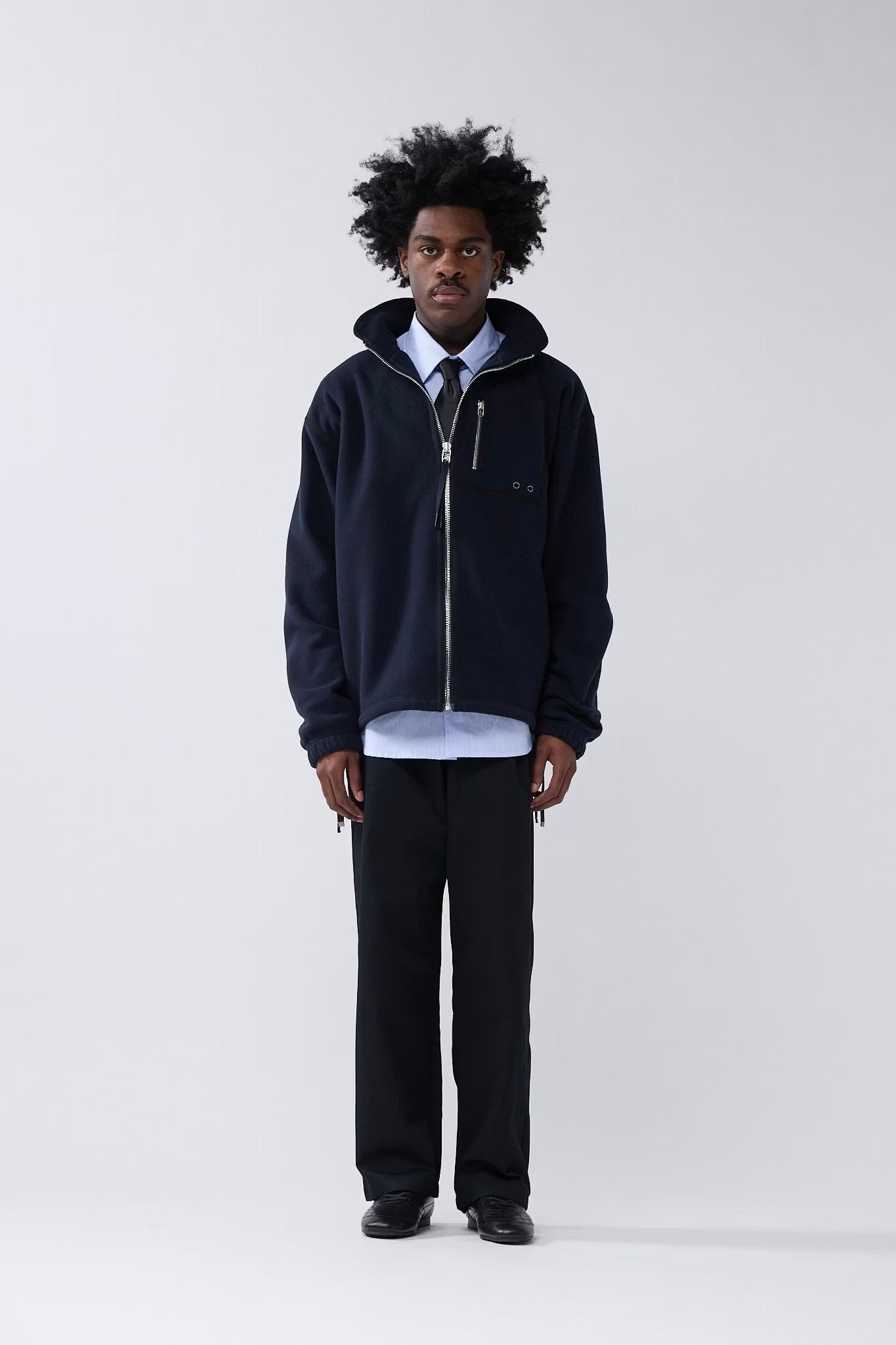New Amsterdam Surf Association - Fleece Zip-Up (Night)