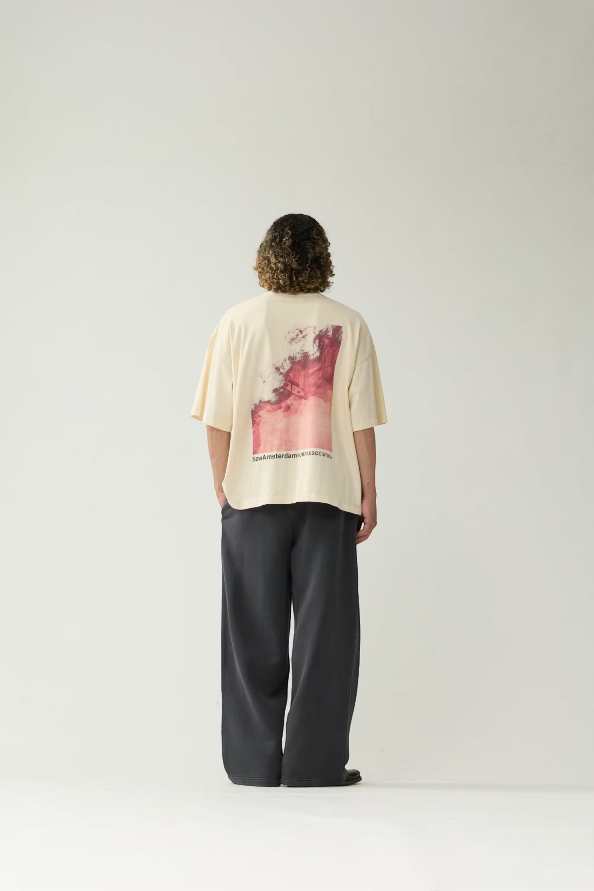 NEW AMSTERDAM SURF ASSOCIATION Heat Wave Tee Ecru | T-Shirt Coton Premium | Edgar Bdx