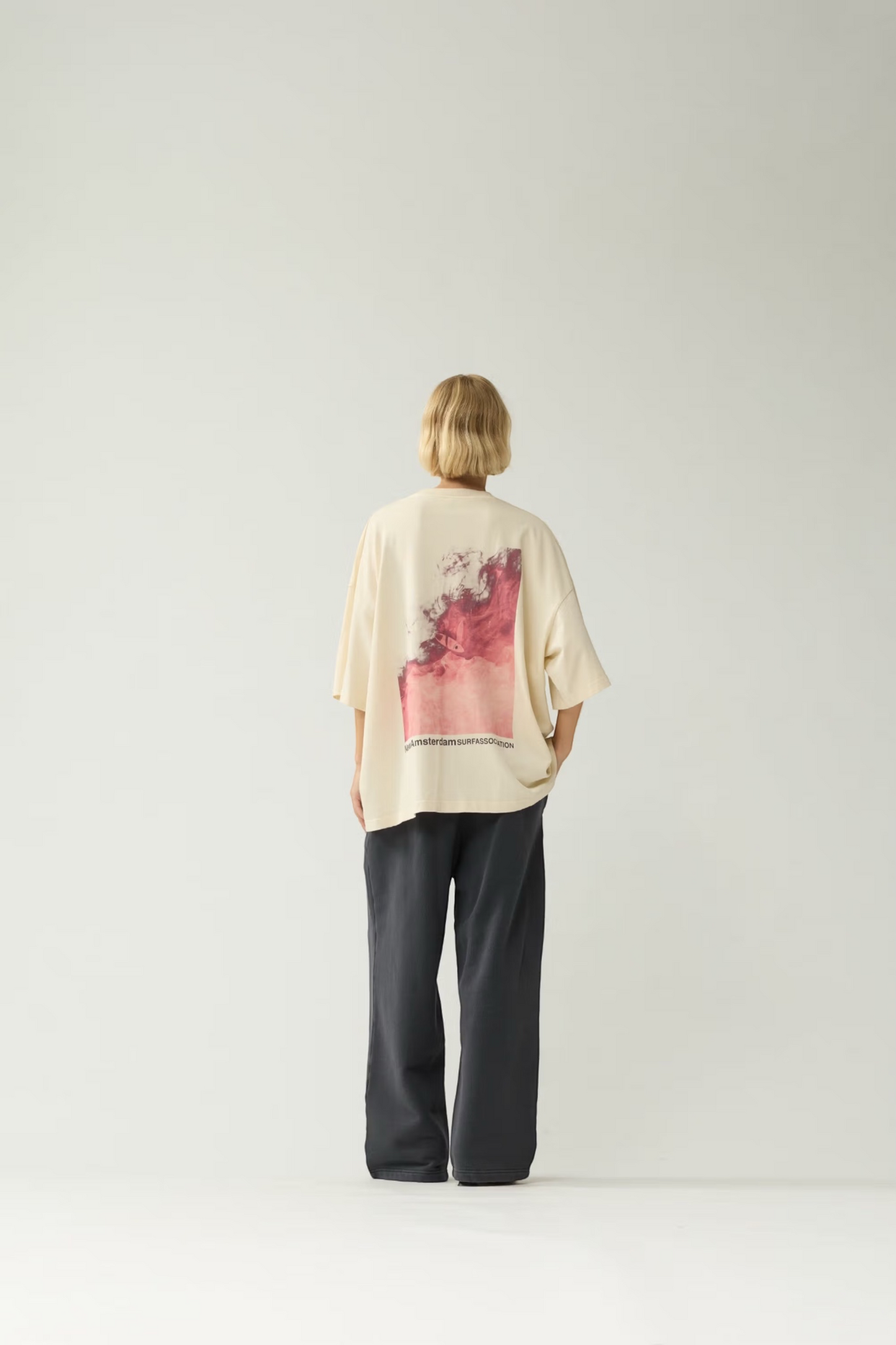 NEW AMSTERDAM SURF ASSOCIATION Heat Wave Tee Ecru | T-Shirt Coton Premium | Edgar Bdx