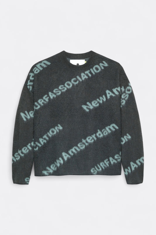 New Amsterdam Surf Association - Jacquard Knit (Shark Green / Teal)