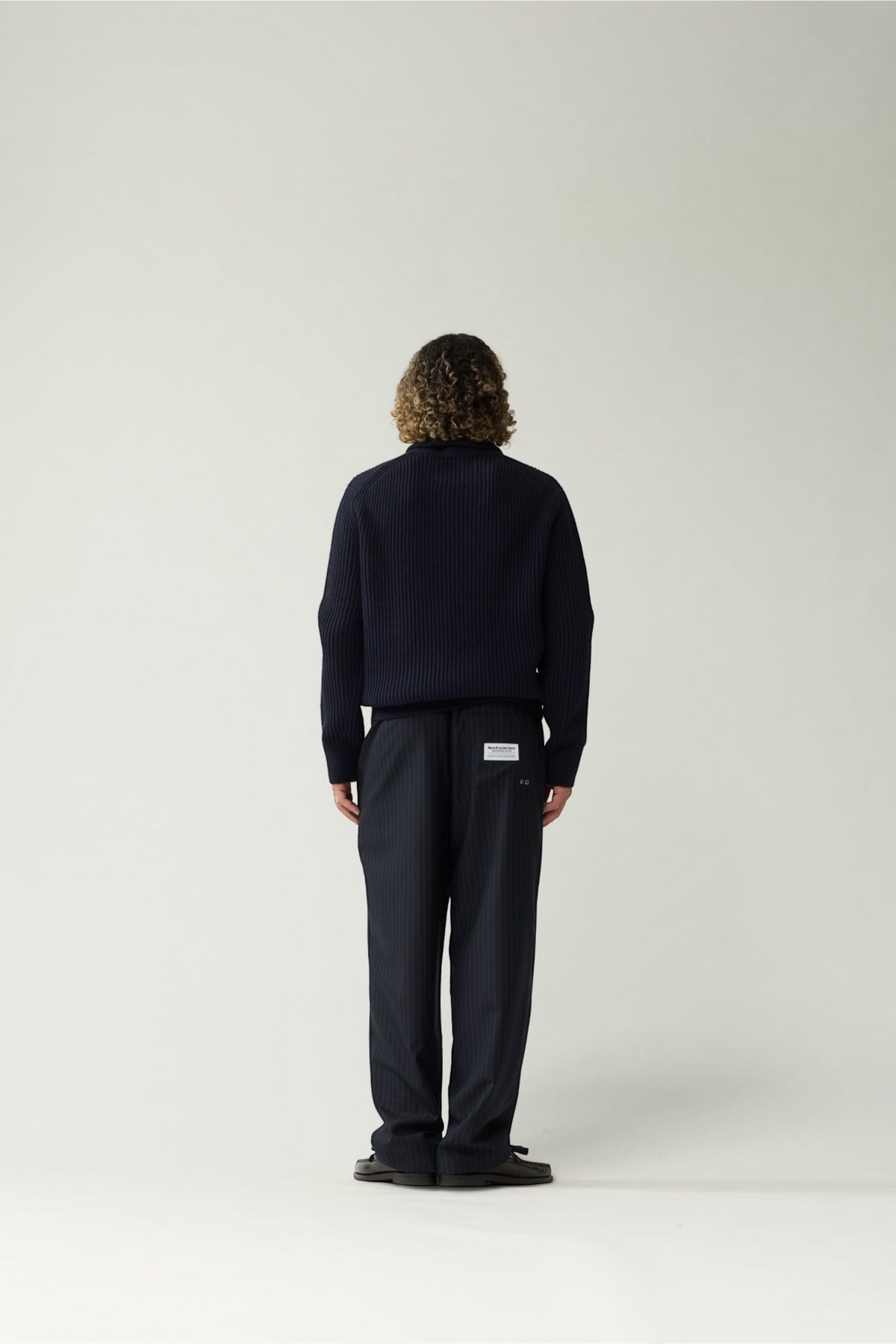 NEW AMSTERDAM SURF ASSOCIATION Knitted Half Zip Night | Pull Maille Intarsia Demi-Zip | Edgar Bdx