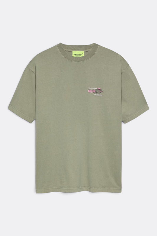 NEW AMSTERDAM SURF ASSOCIATION Lilies Tee Sea Grass | T-Shirt Coton Premium | Edgar Bdx
