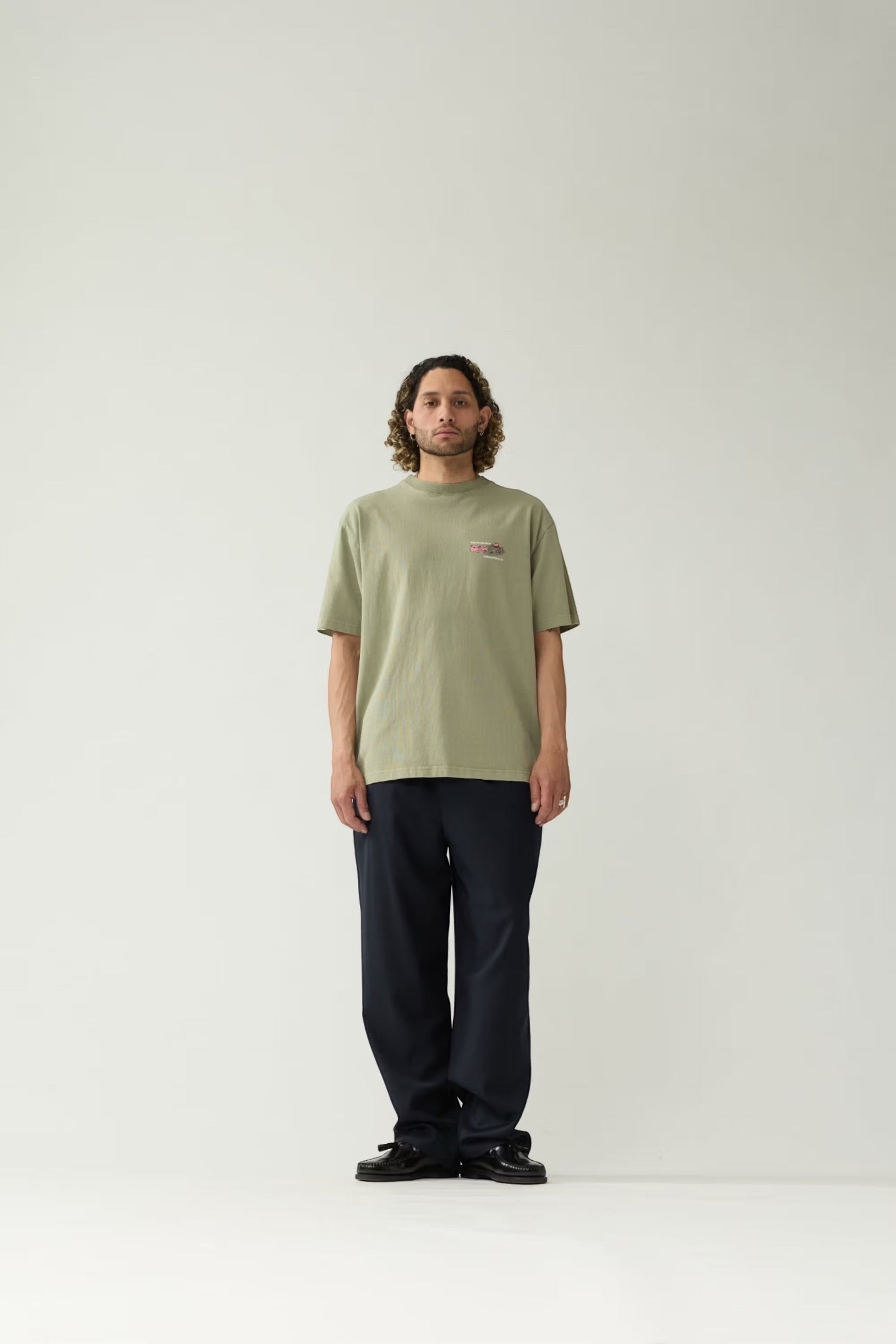 NEW AMSTERDAM SURF ASSOCIATION Lilies Tee Sea Grass | T-Shirt Coton Premium | Edgar Bdx