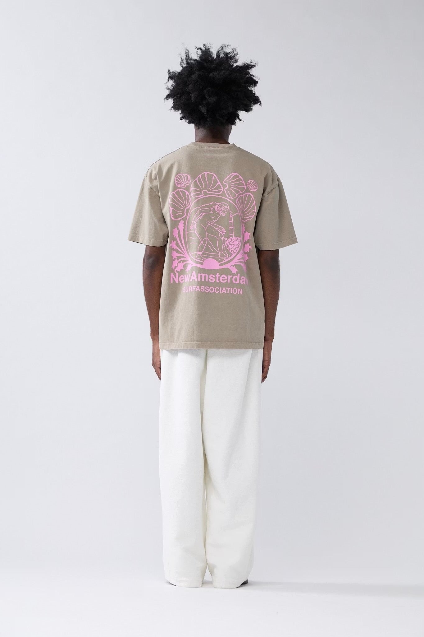 New Amsterdam Surf Association - Lost Surfer T-Shirt (Taupe)