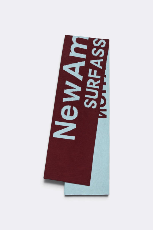 NEW AMSTERDAM SURF ASSOCIATION Name Scarf Burgundy | Edgar Bdx