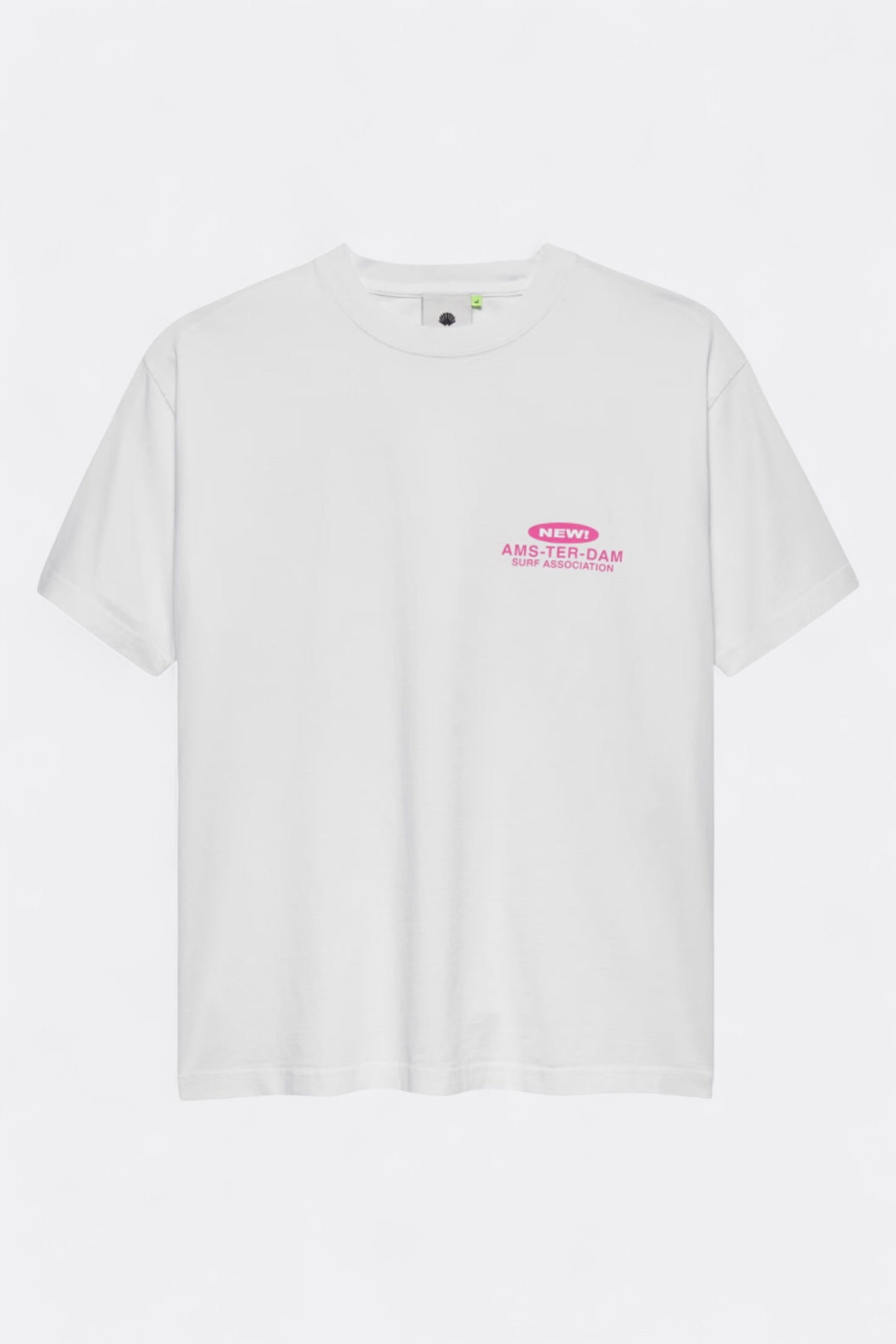 New Amsterdam Surf Association - Pear Reading Tee (Washed White)