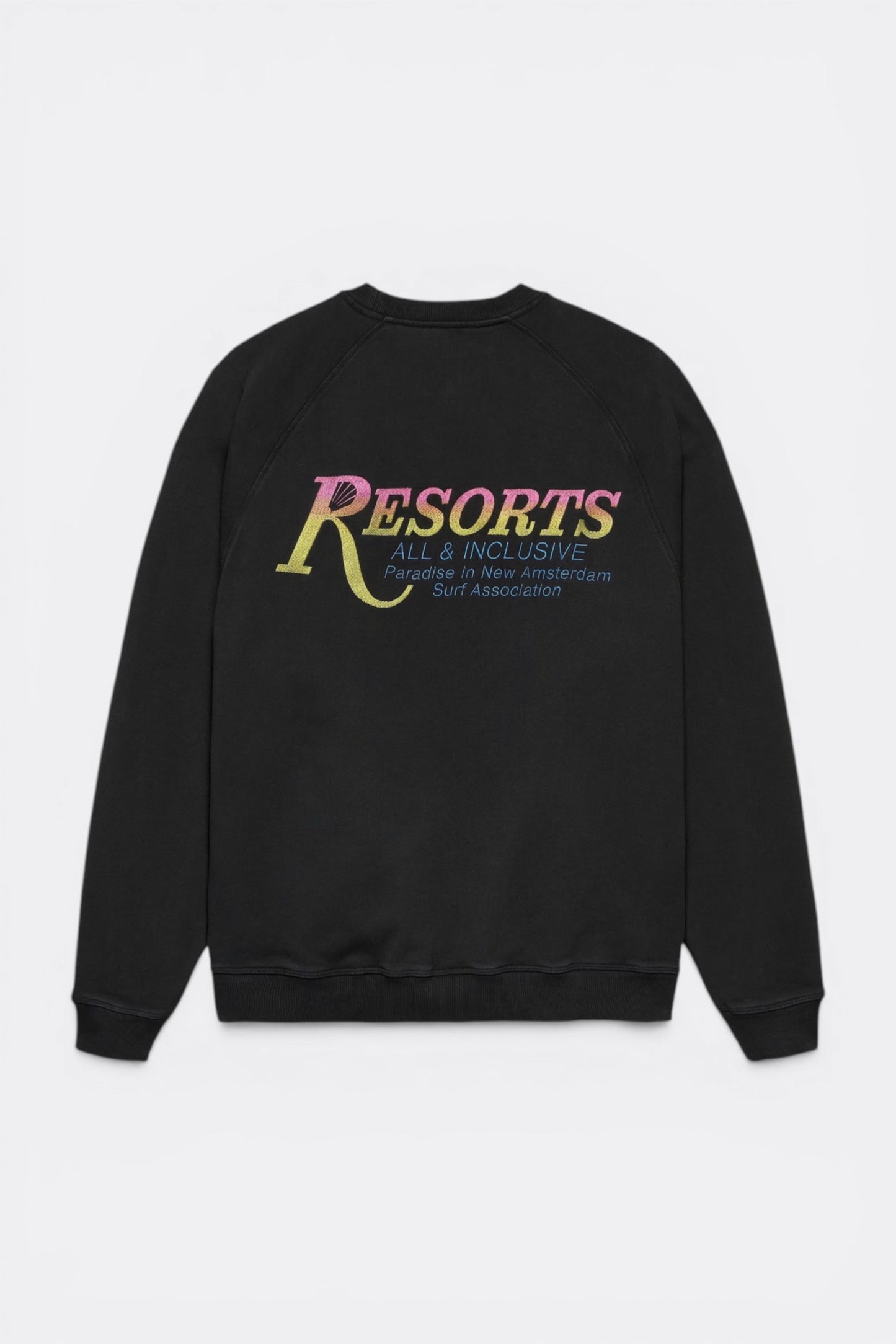 New Amsterdam Surf Association Resorts Crewneck Black | Sweat Coton | Edgar Bdx