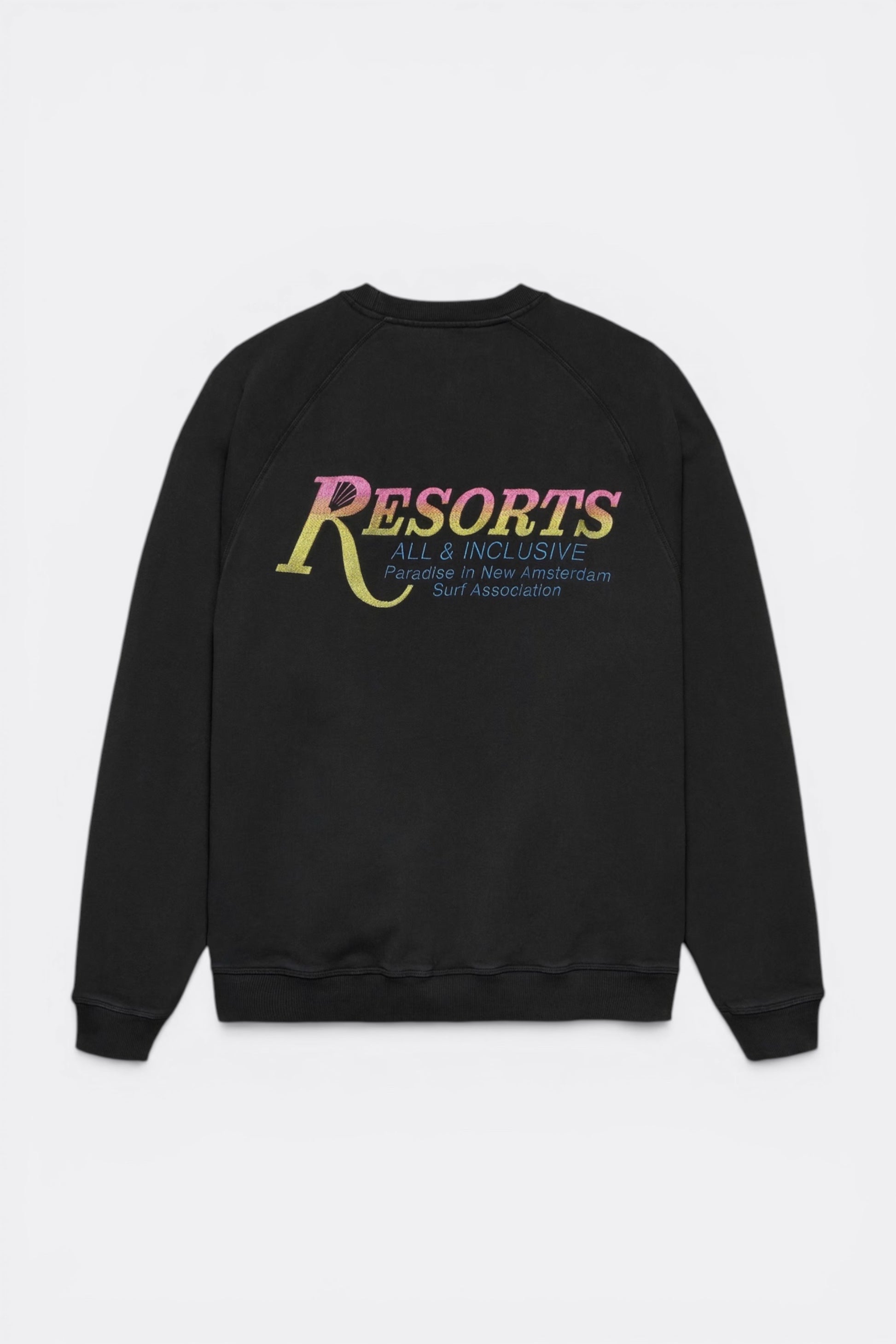 New Amsterdam Surf Association Resorts Crewneck Black | Sweat Coton | Edgar Bdx