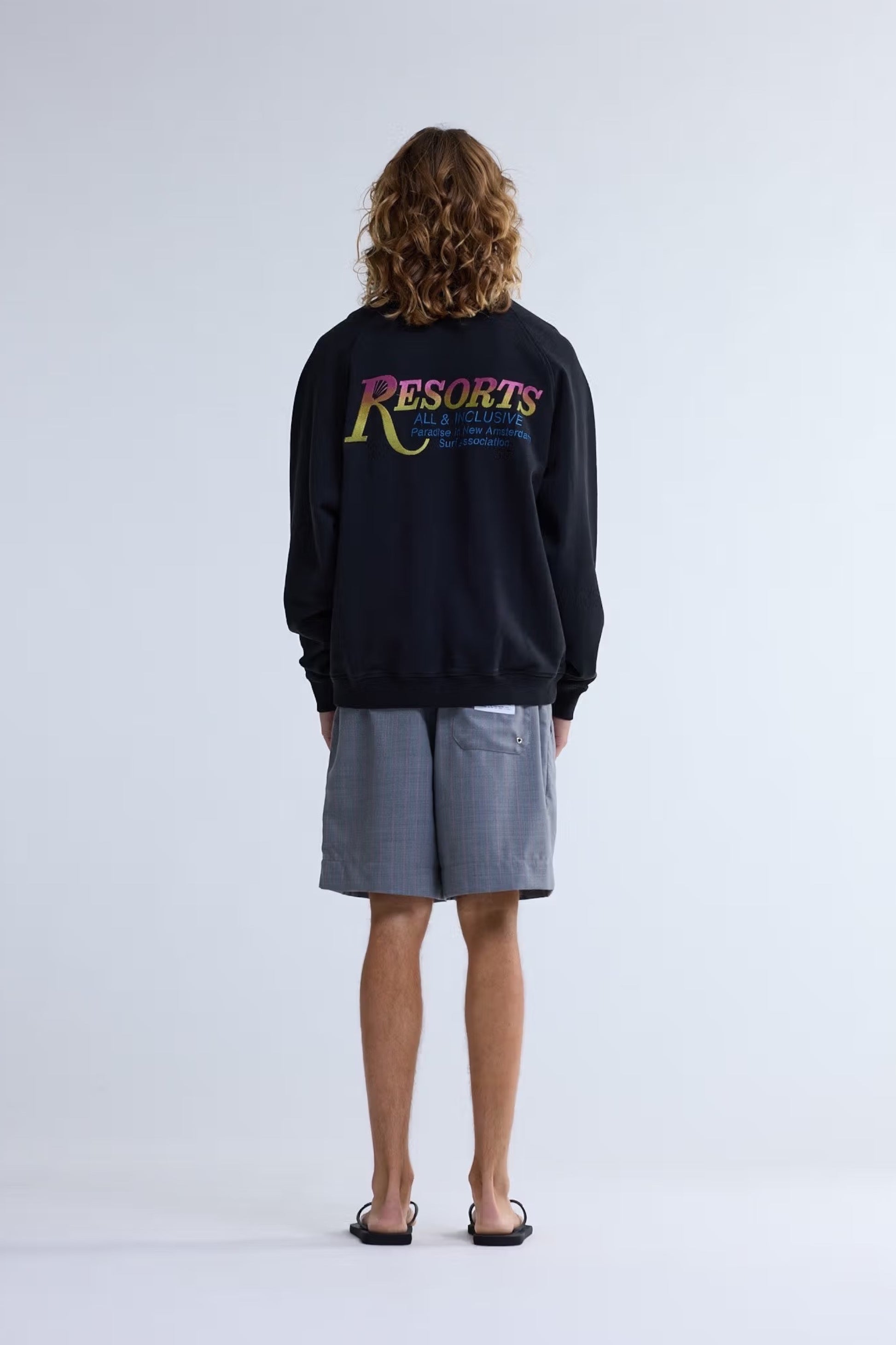 New Amsterdam Surf Association Resorts Crewneck Black | Sweat Coton | Edgar Bdx
