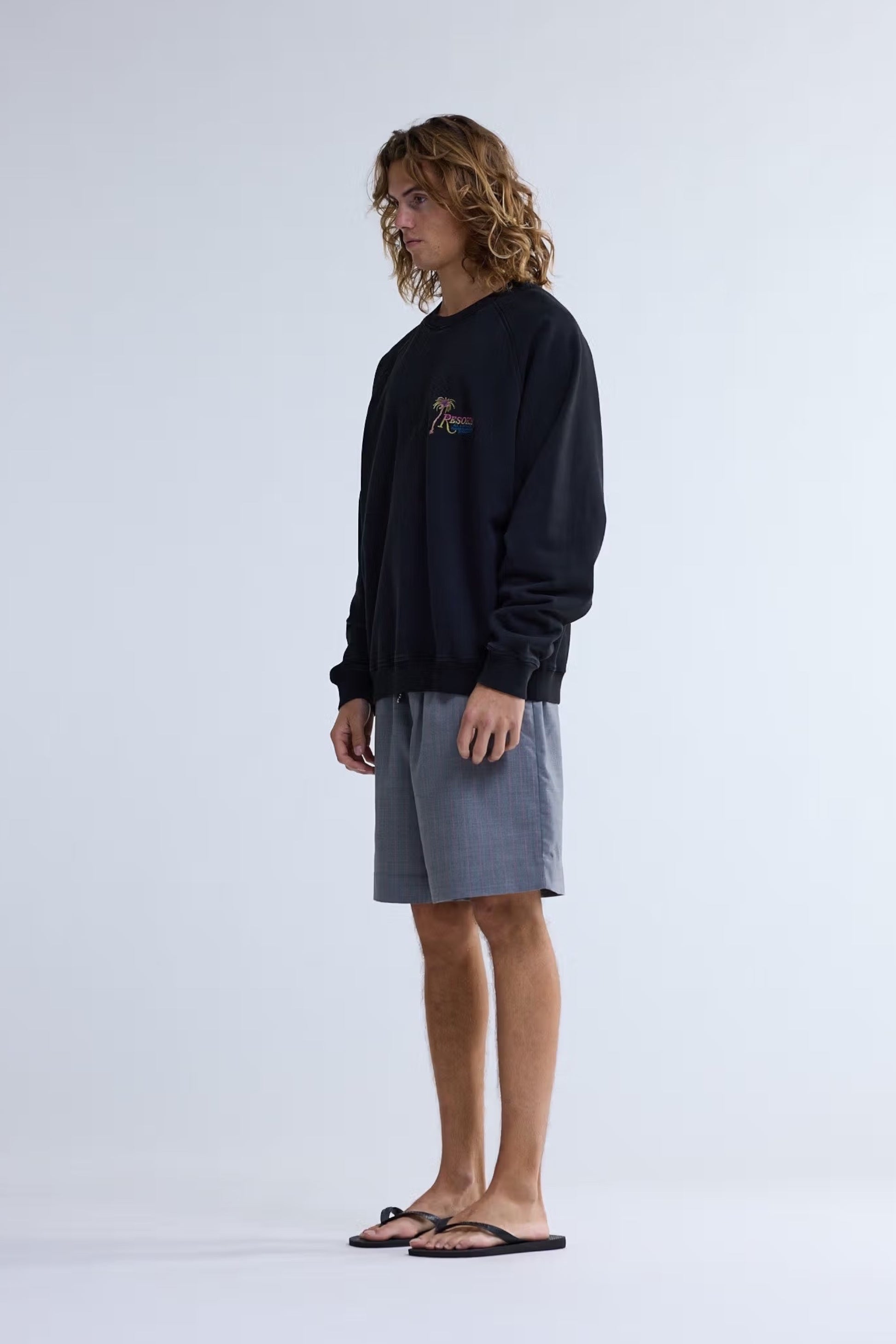 New Amsterdam Surf Association Resorts Crewneck Black | Sweat Coton | Edgar Bdx