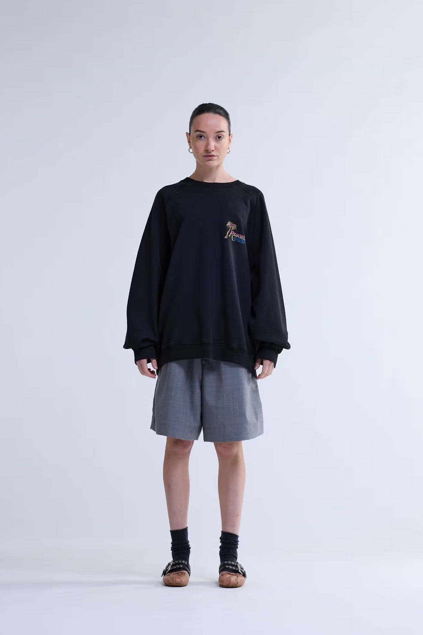 New Amsterdam Surf Association Resorts Crewneck Black | Sweat Coton | Edgar Bdx