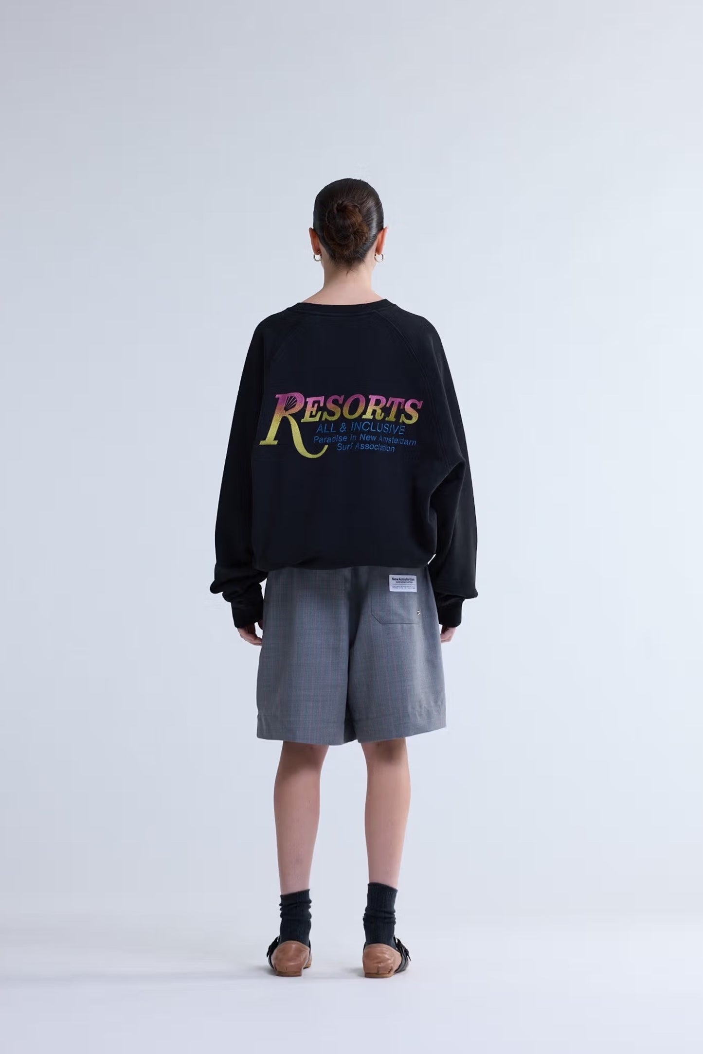 New Amsterdam Surf Association Resorts Crewneck Black | Sweat Coton | Edgar Bdx