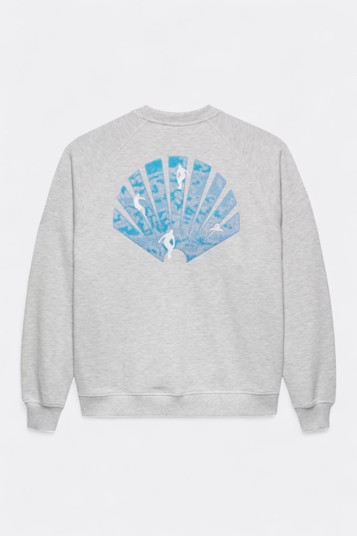 New Amsterdam Surf Association - Sea Glow Crewneck (Ash)