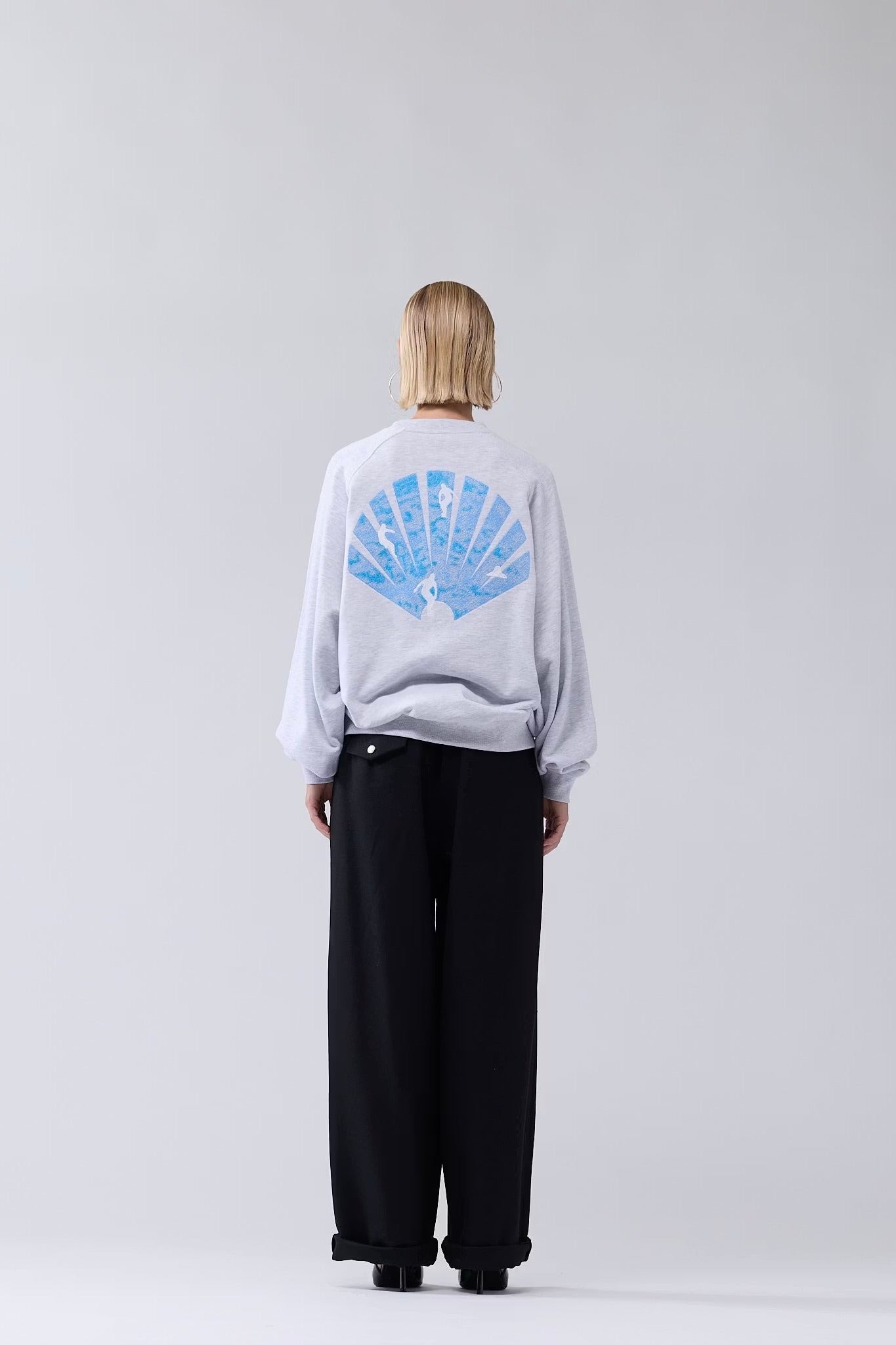 New Amsterdam Surf Association - Sea Glow Crewneck (Ash)