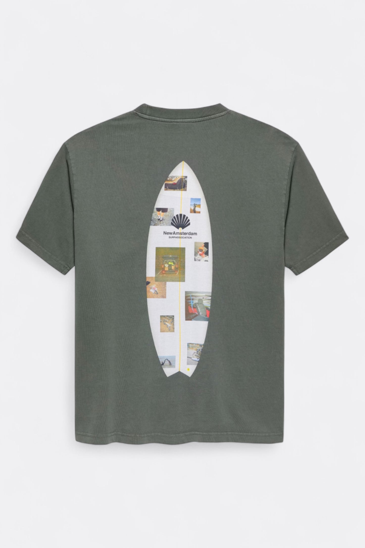New Amsterdam Surf Association - Surf Zine Tee (Shark Green)
