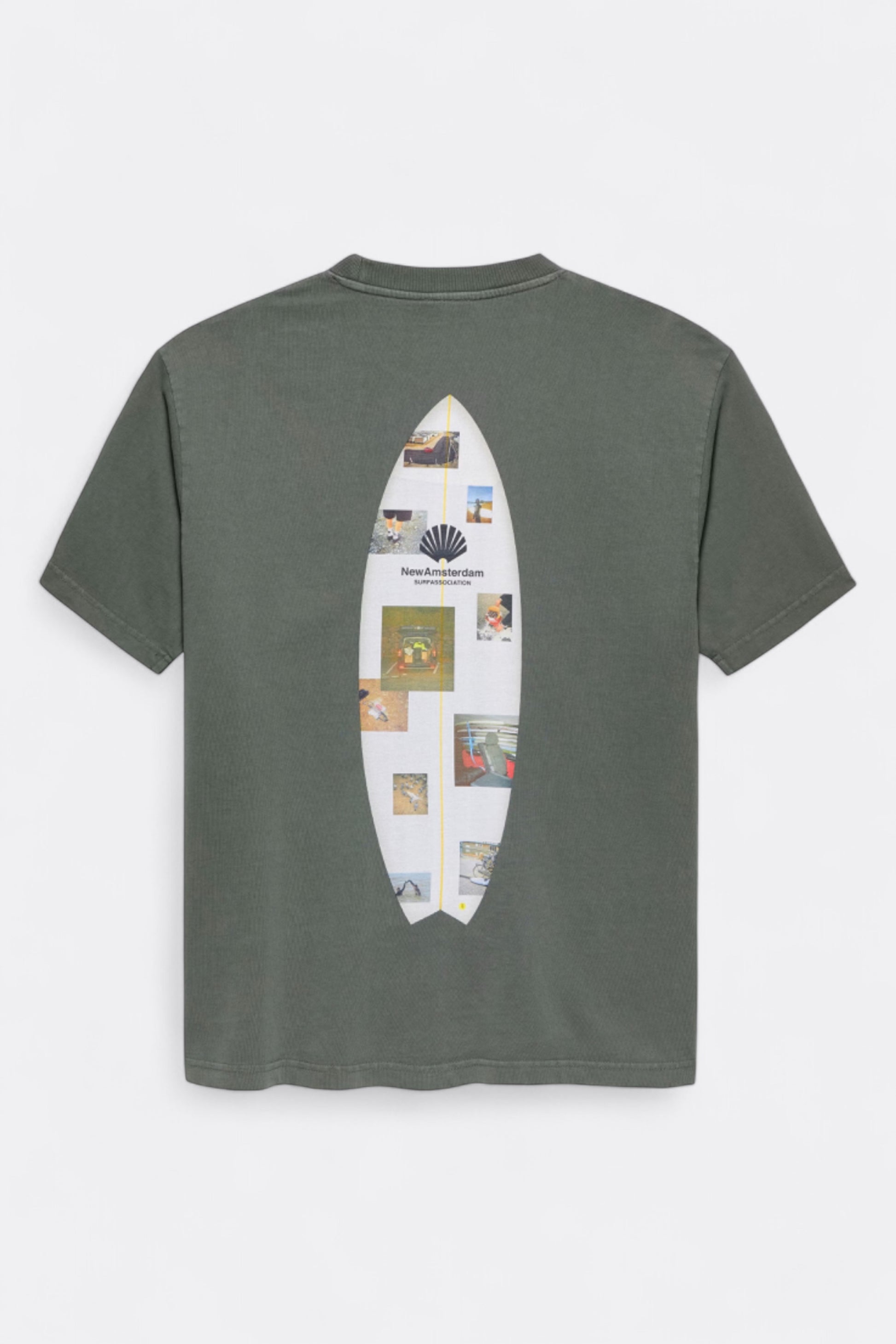 New Amsterdam Surf Association - Surf Zine Tee (Shark Green)