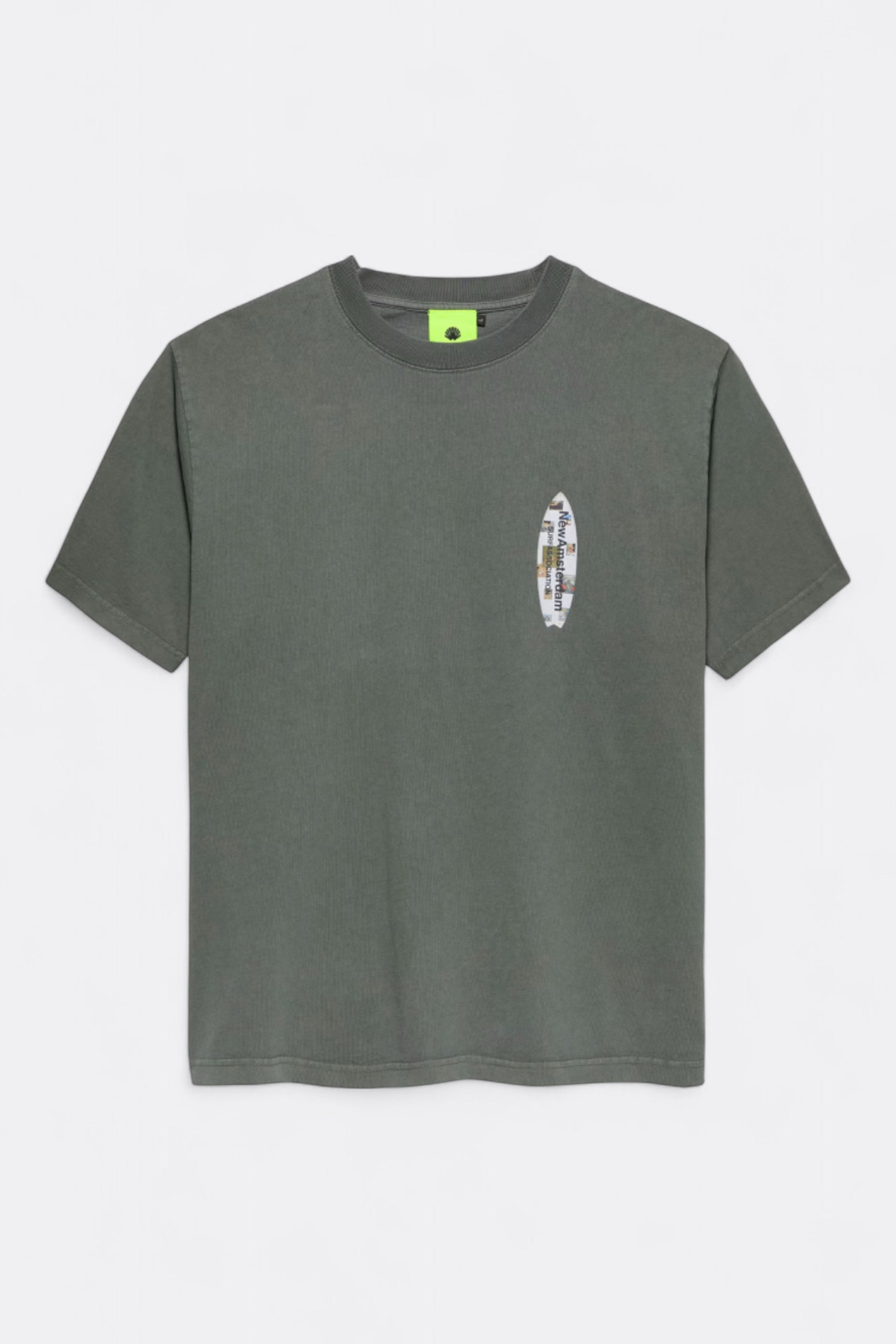 New Amsterdam Surf Association - Surf Zine Tee (Shark Green)