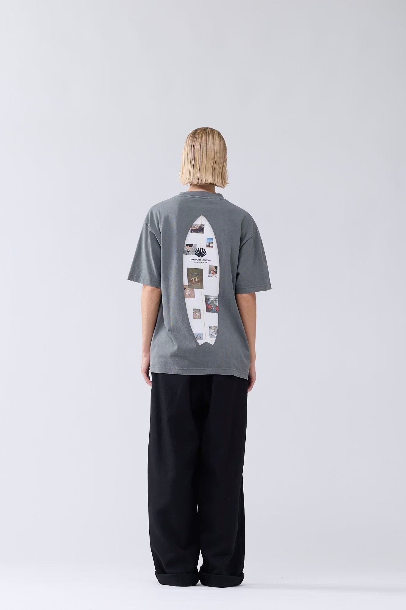 New Amsterdam Surf Association - Surf Zine Tee (Shark Green)