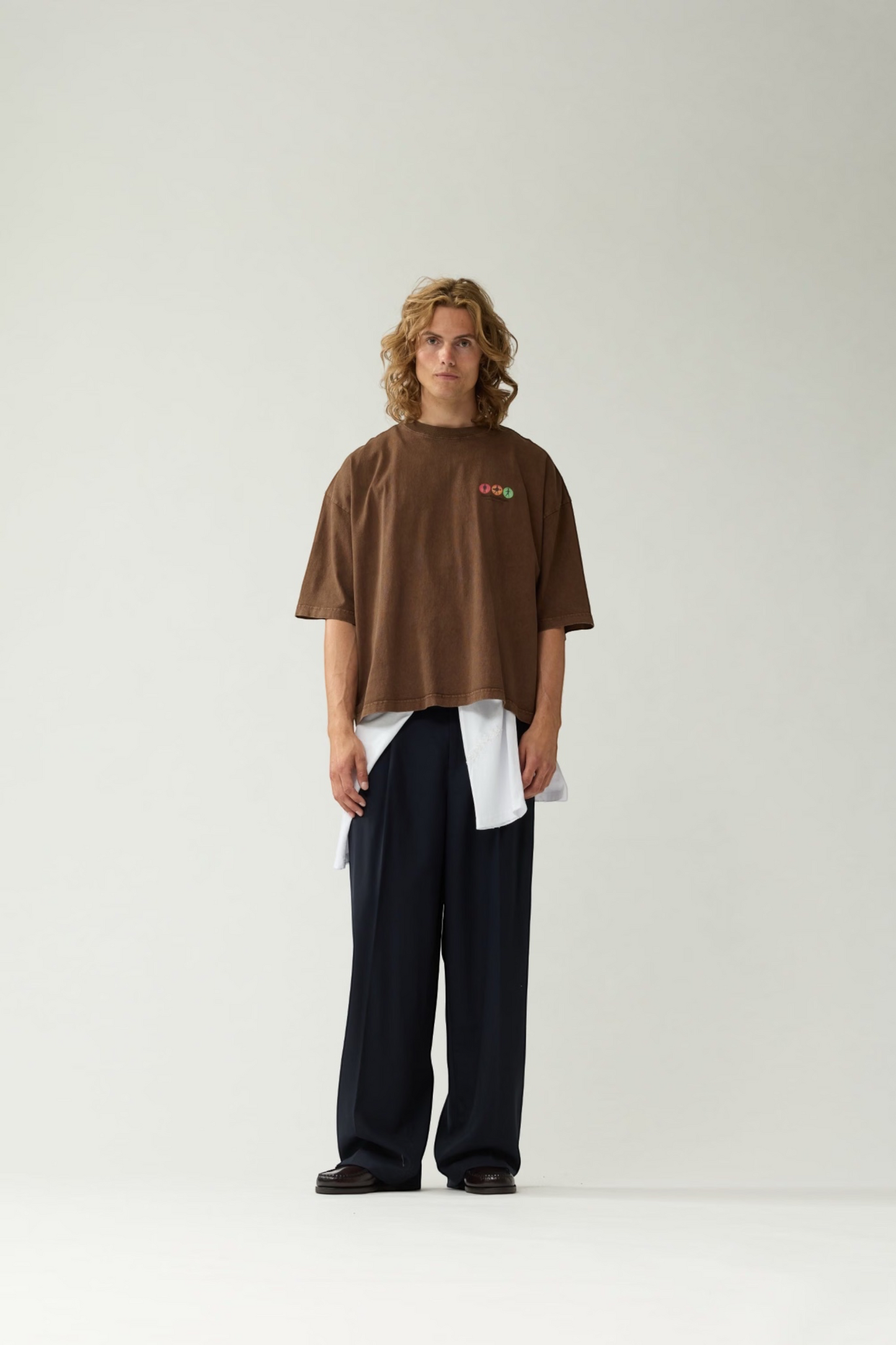 NEW AMSTERDAM SURF ASSOCIATION Traffic Tee Brown | T-Shirt Coton Premium | Edgar Bdx