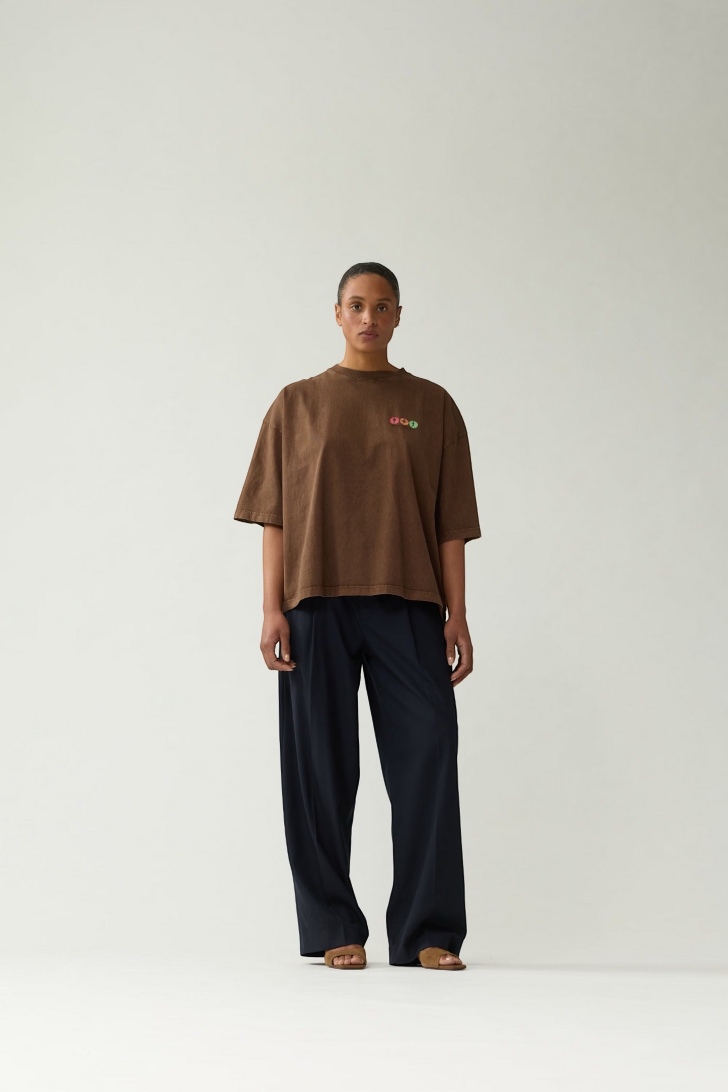 NEW AMSTERDAM SURF ASSOCIATION Traffic Tee Brown | T-Shirt Coton Premium | Edgar Bdx