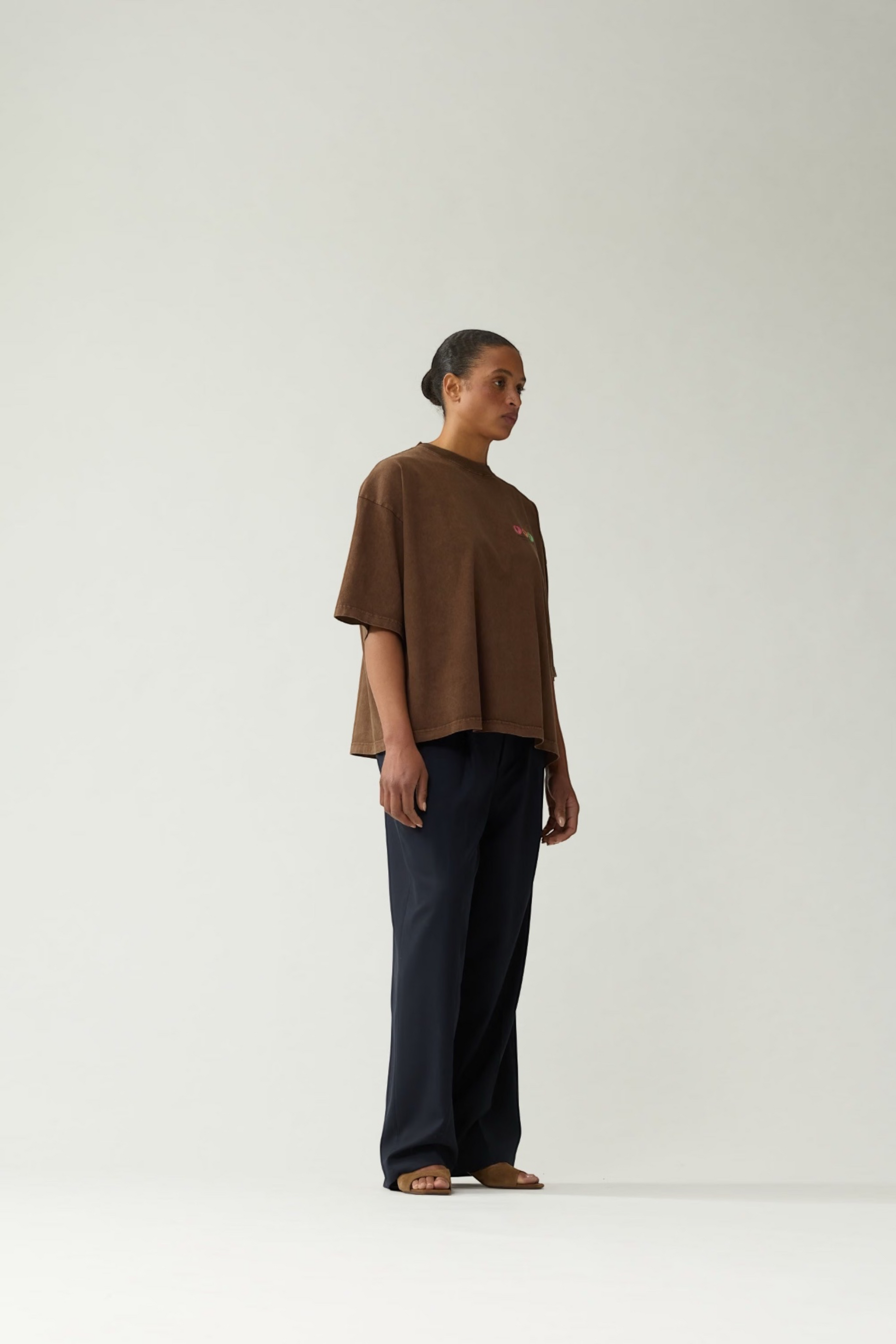 NEW AMSTERDAM SURF ASSOCIATION Traffic Tee Brown | T-Shirt Coton Premium | Edgar Bdx
