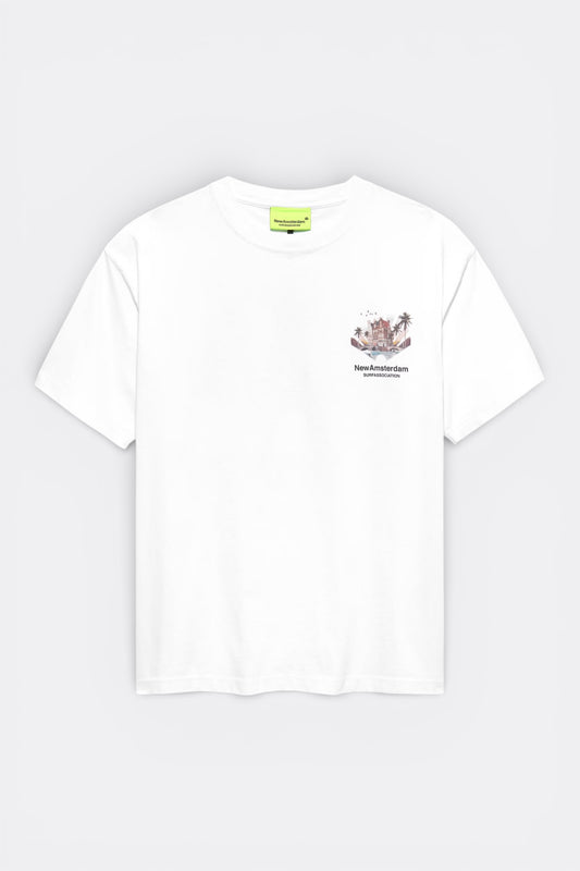 New Amsterdam Surf Association - Tropical Tee (White)