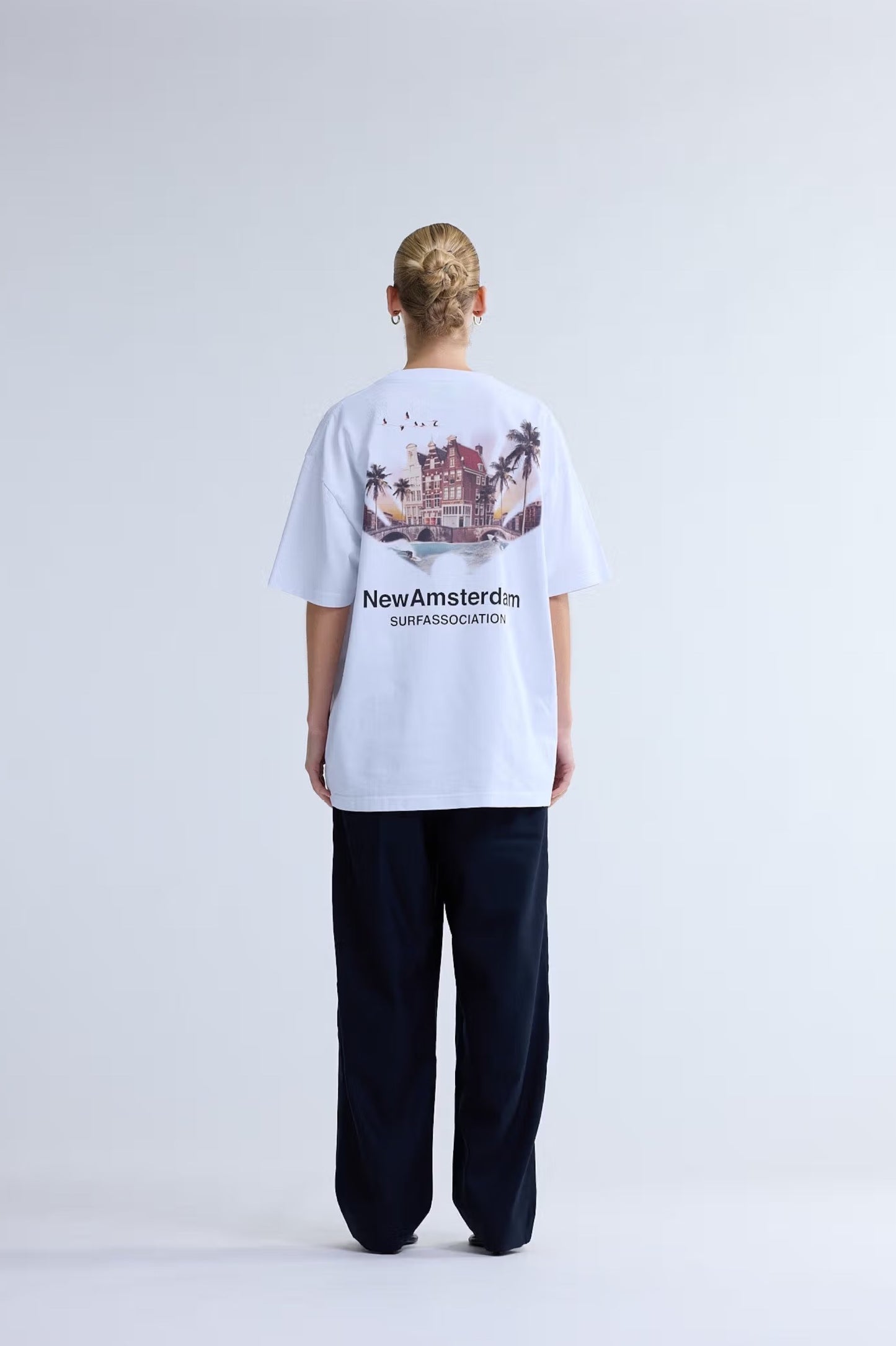 New Amsterdam Surf Association - Tropical Tee (White)