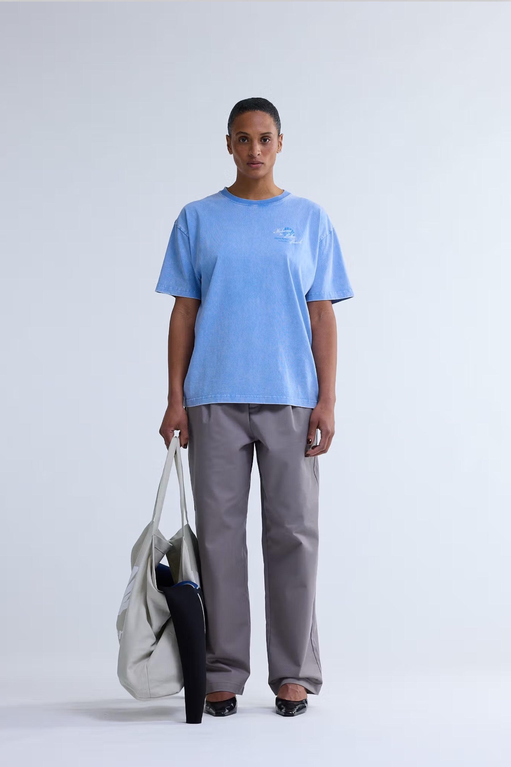 New Amsterdam Surf Association - Welcome To Palm Beach Tee (Blue)