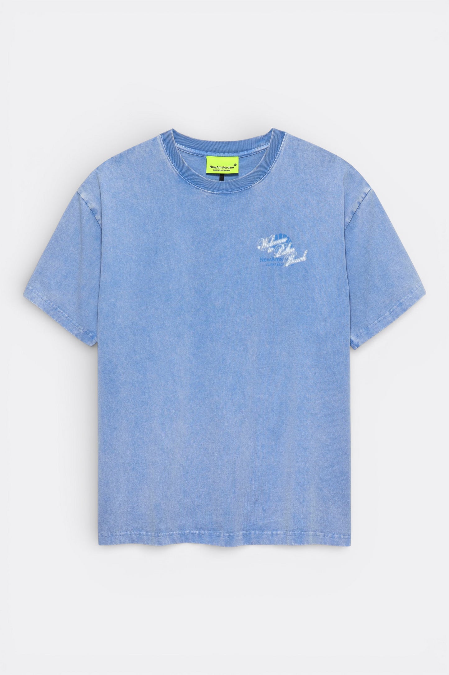 New Amsterdam Surf Association - Welcome To Palm Beach Tee (Blue)