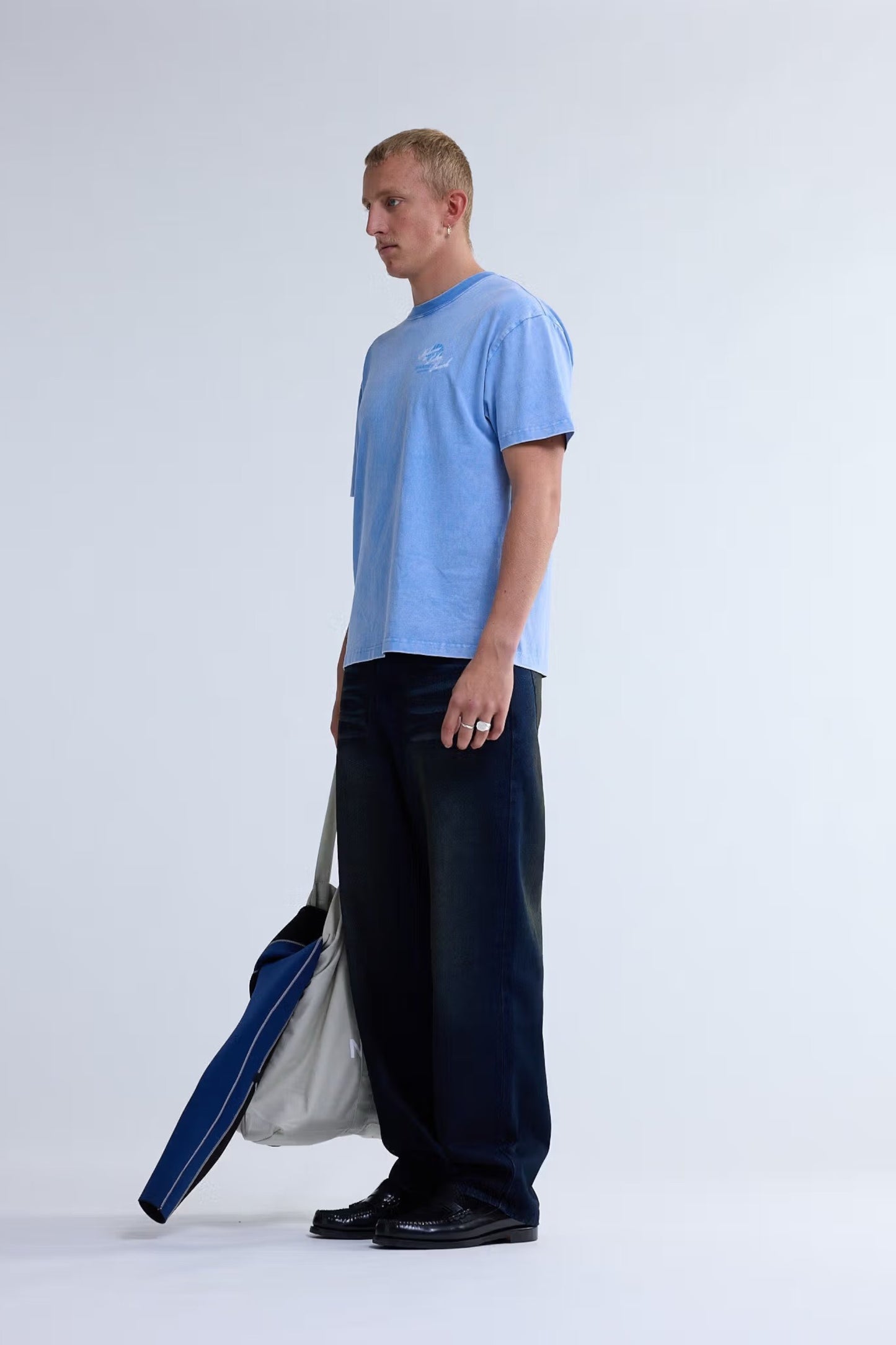 New Amsterdam Surf Association - Welcome To Palm Beach Tee (Blue)