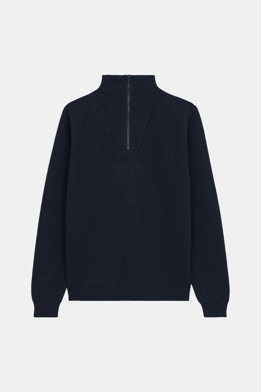 NITTO KNITWEAR Pull Youri Camionneur Marine | Edgar Bdx