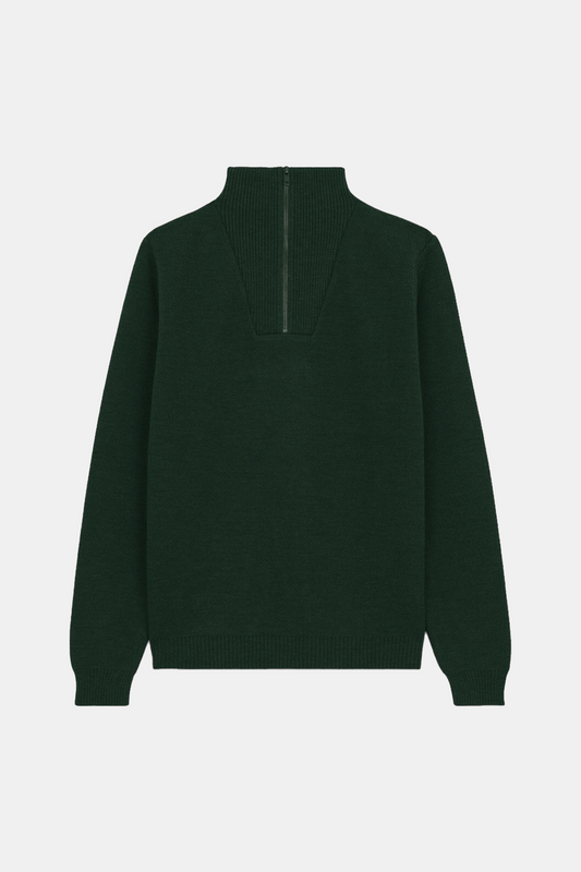 NITTO KNITWEAR Pull Youri Camionneur Vert Forêt | Edgar Bdx