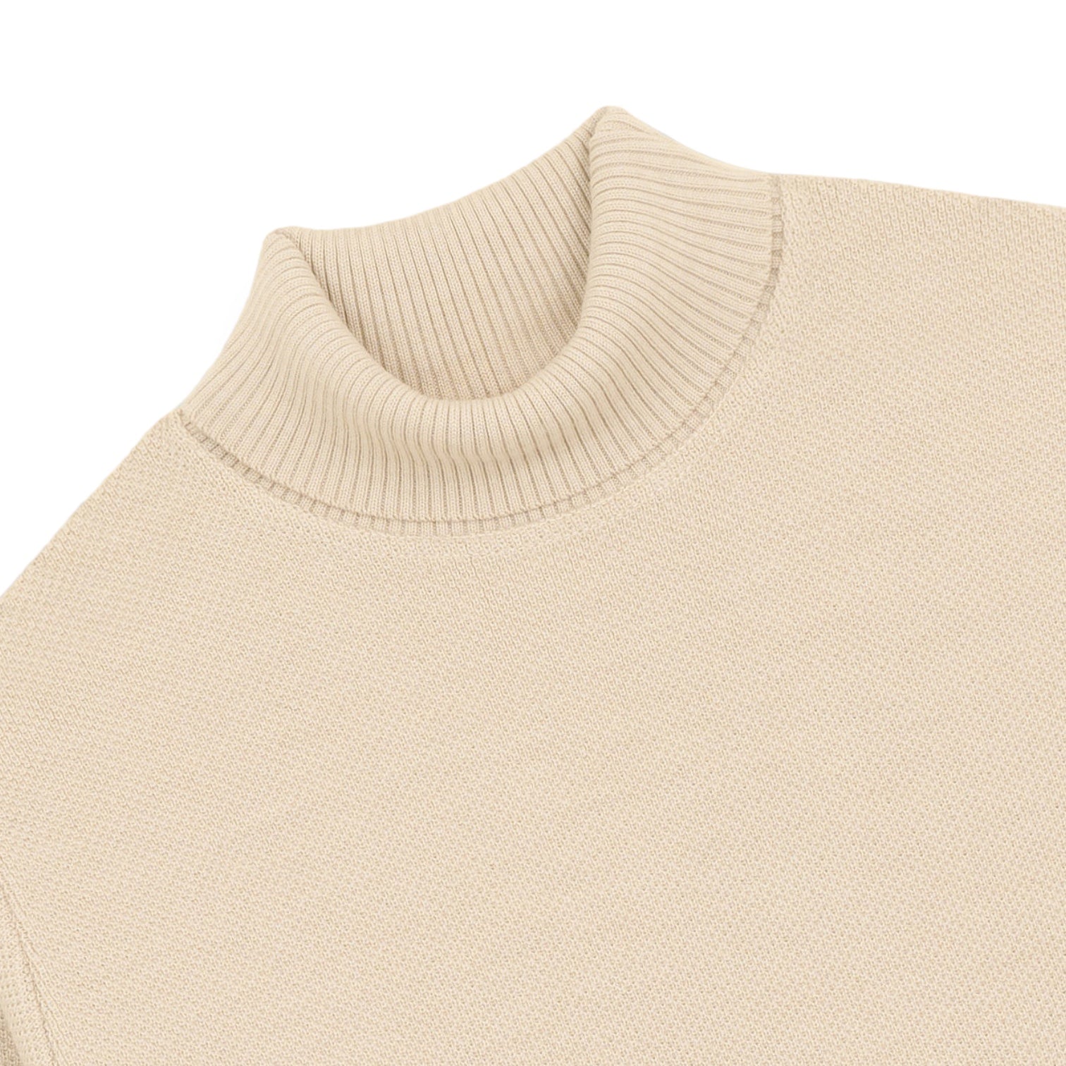 Nitto Knitwear - Pull Youri Col Roulé (Naturel)