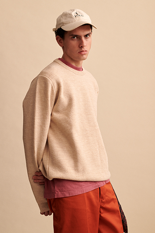 NITTO KNITWEAR Pull Youri Col Rond Naturel | Edgar Bdx