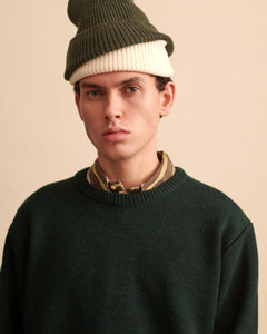 Nitto Knitwear - Pull Youri (Vert Forêt)