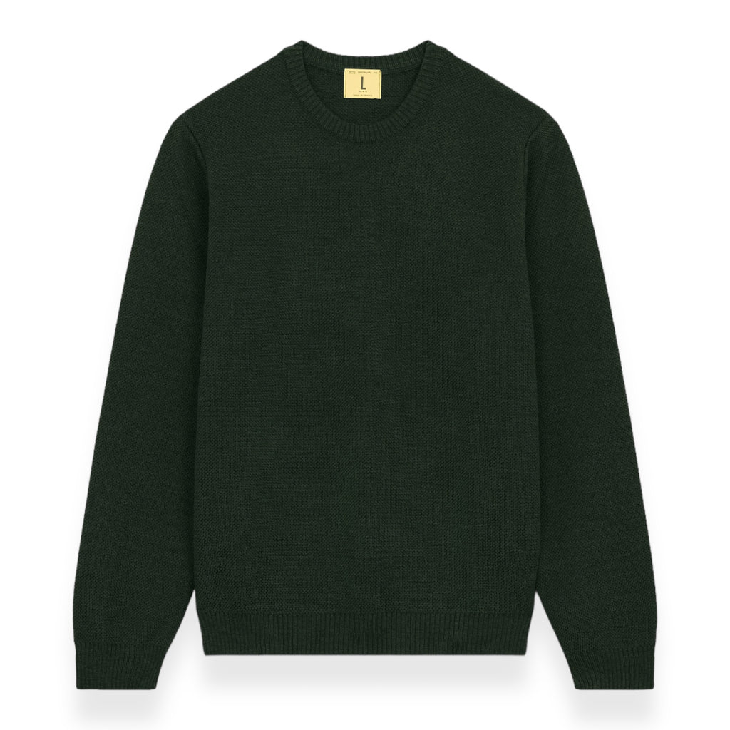 Nitto Knitwear - Pull Youri (Vert Forêt)